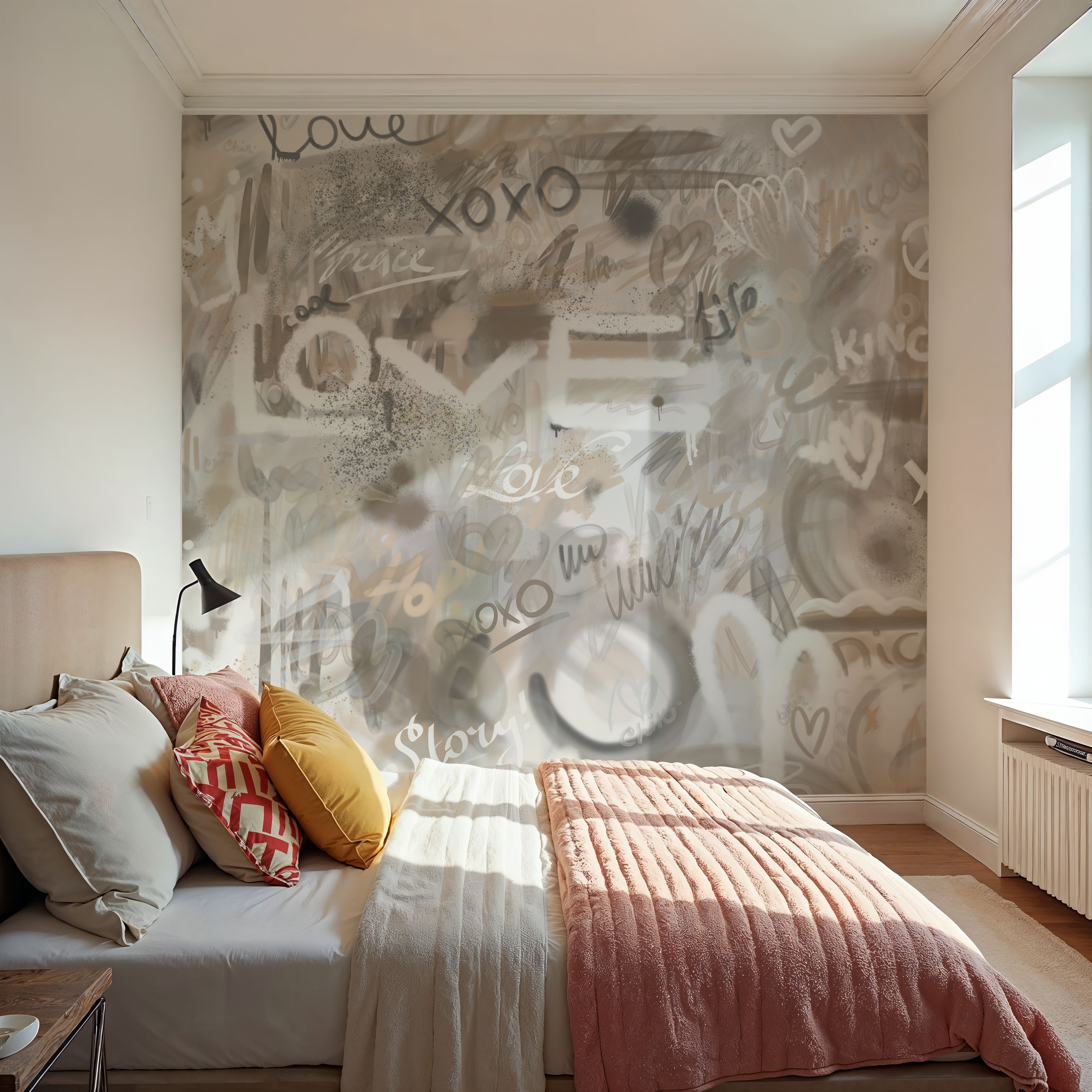 Graffiti Love, Beige