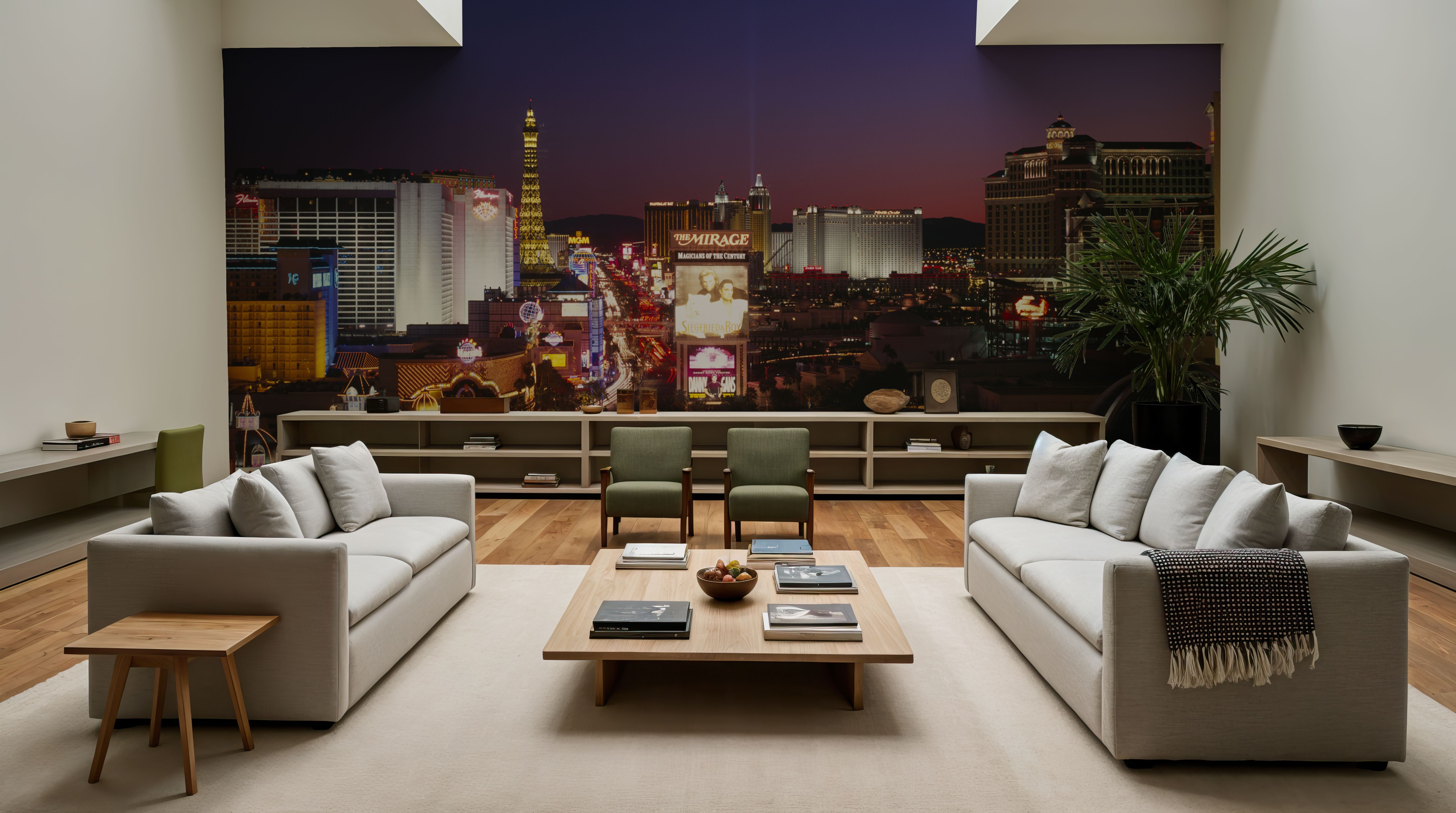 Electric Skyline, Wallpaper