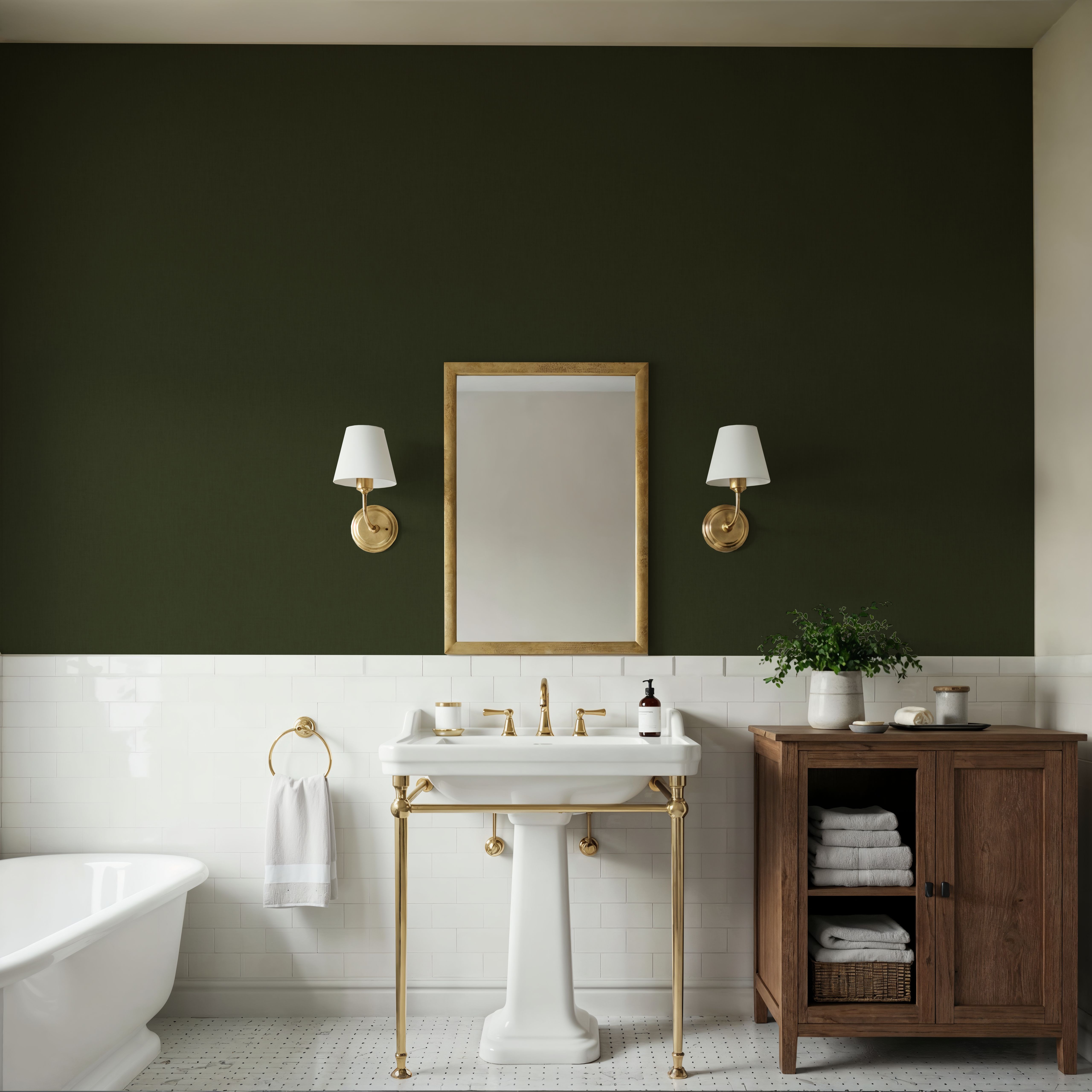 Linen Mist Bright Collection, Moss