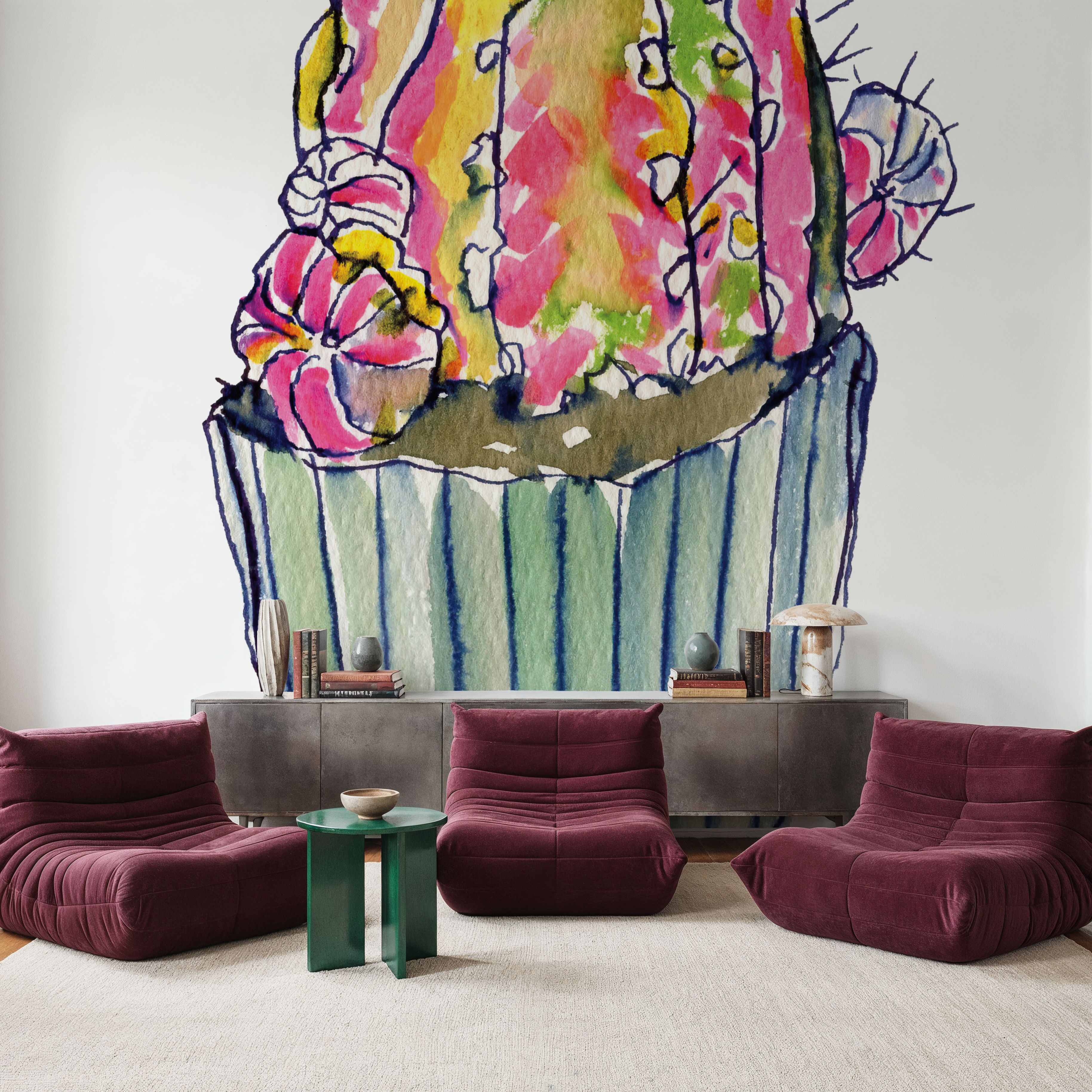 Colorful Cactus I