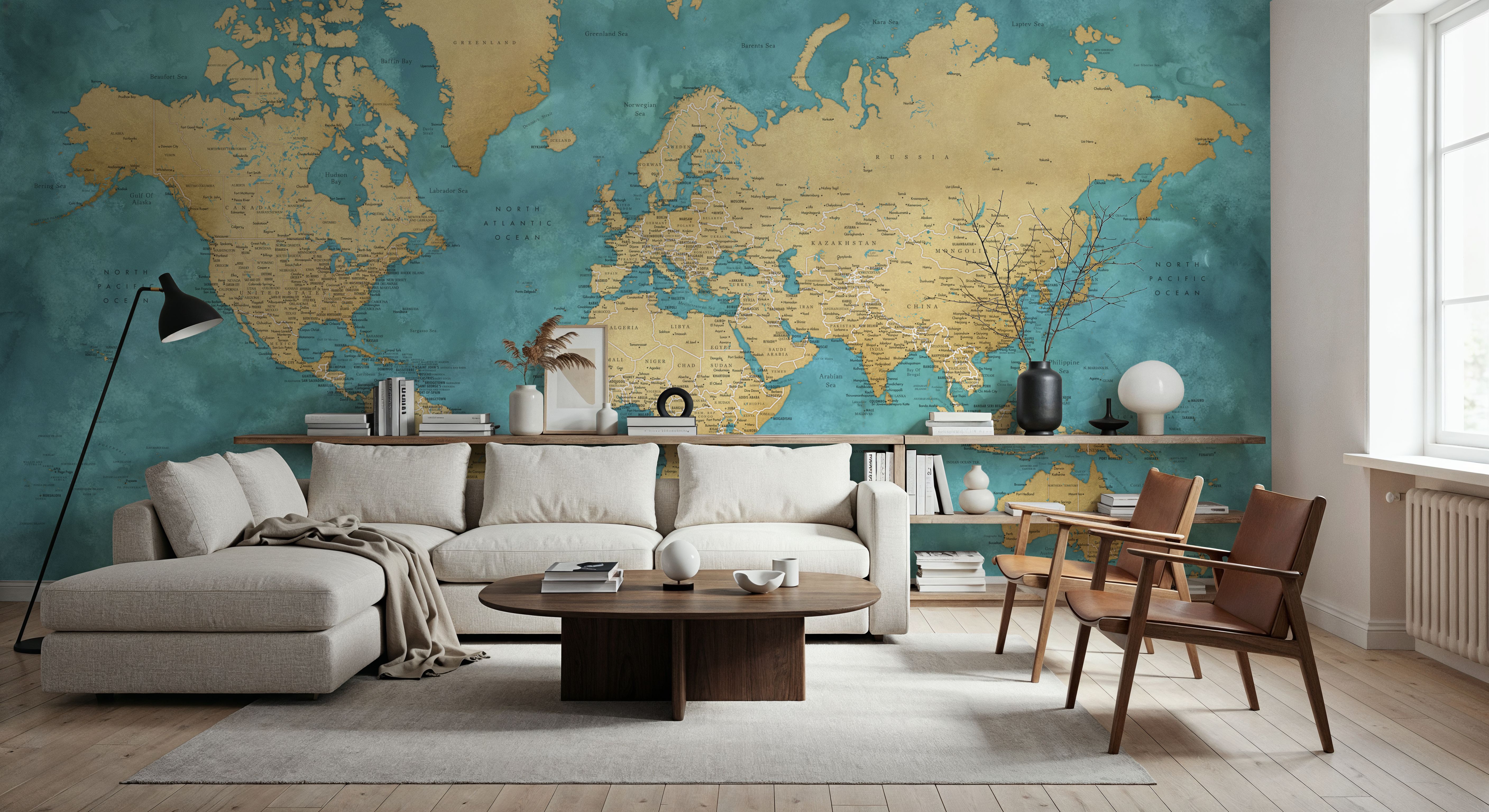 World Map Cities - Lexy