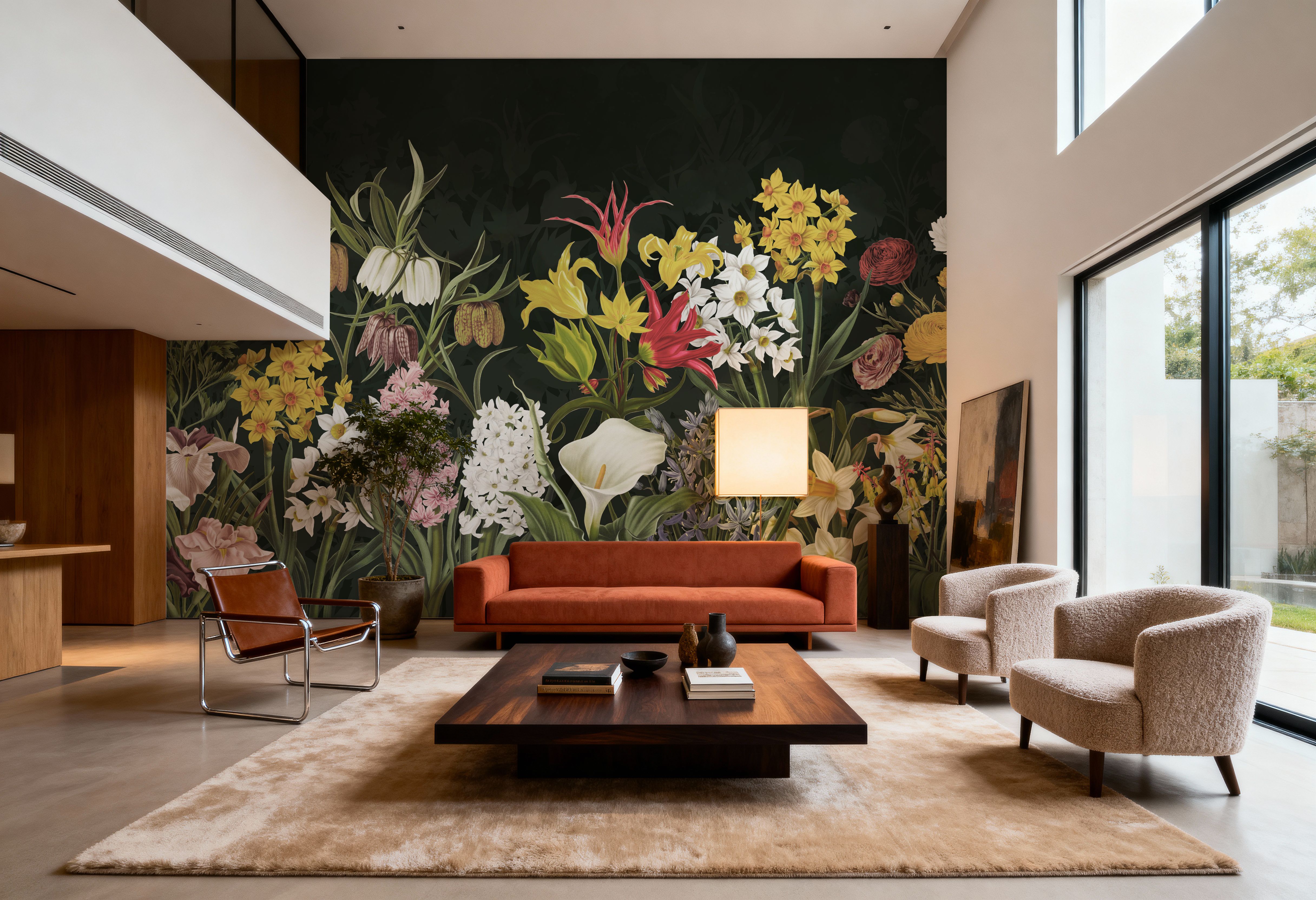 Happy Spring Flowers, Tapet