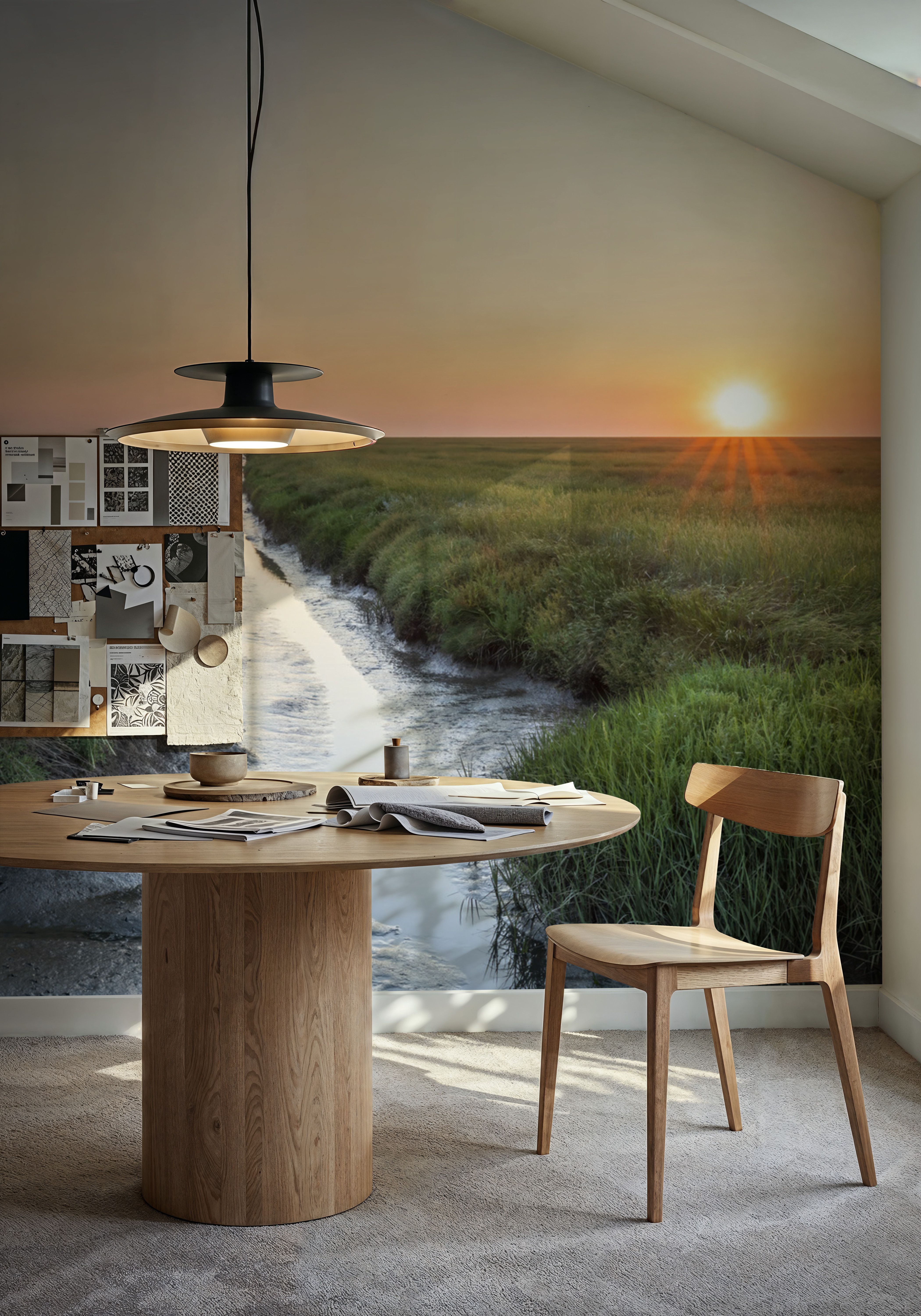 Westerheversand Sunset Panorama