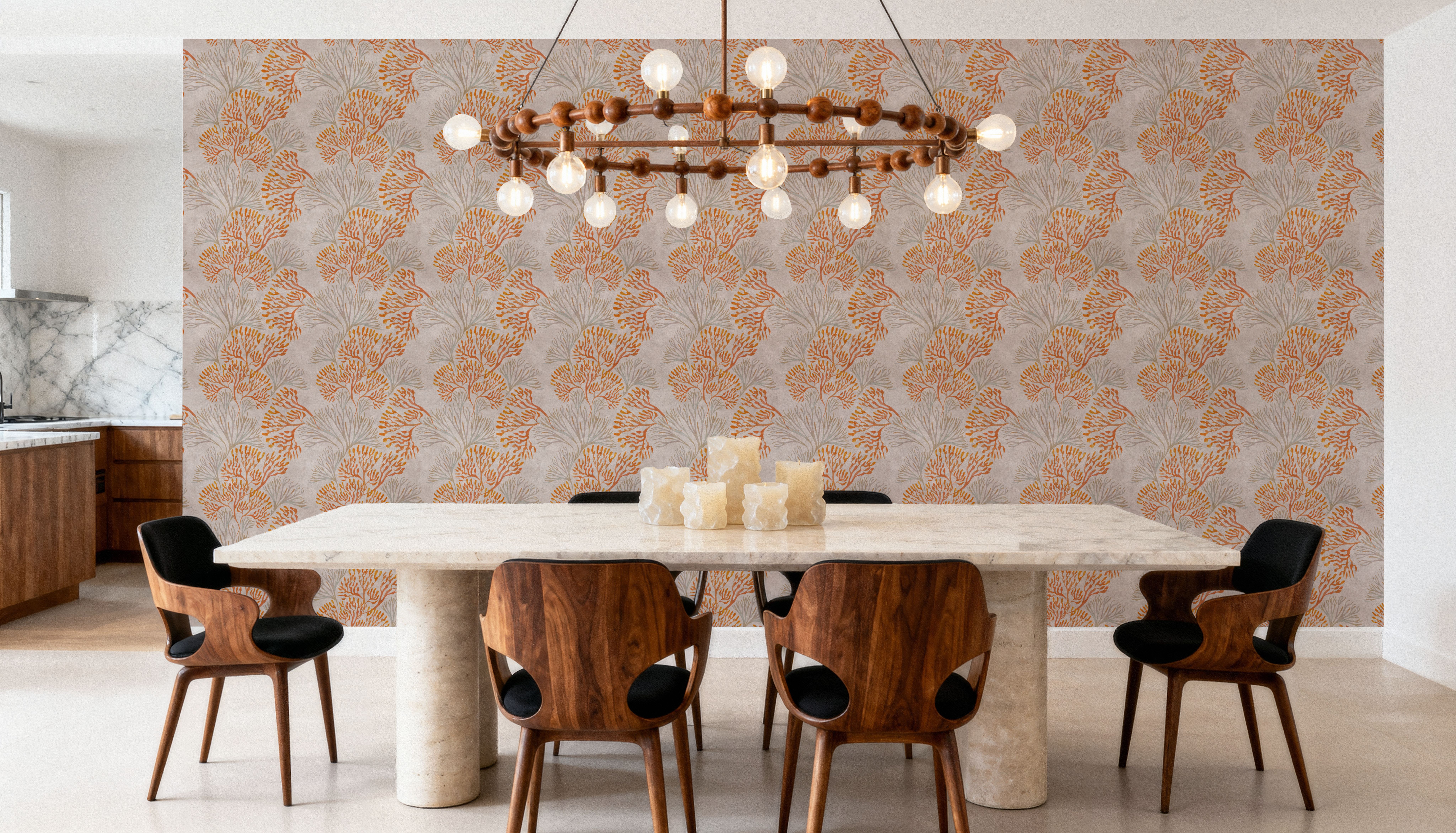 Subtle Seaweed, Orange