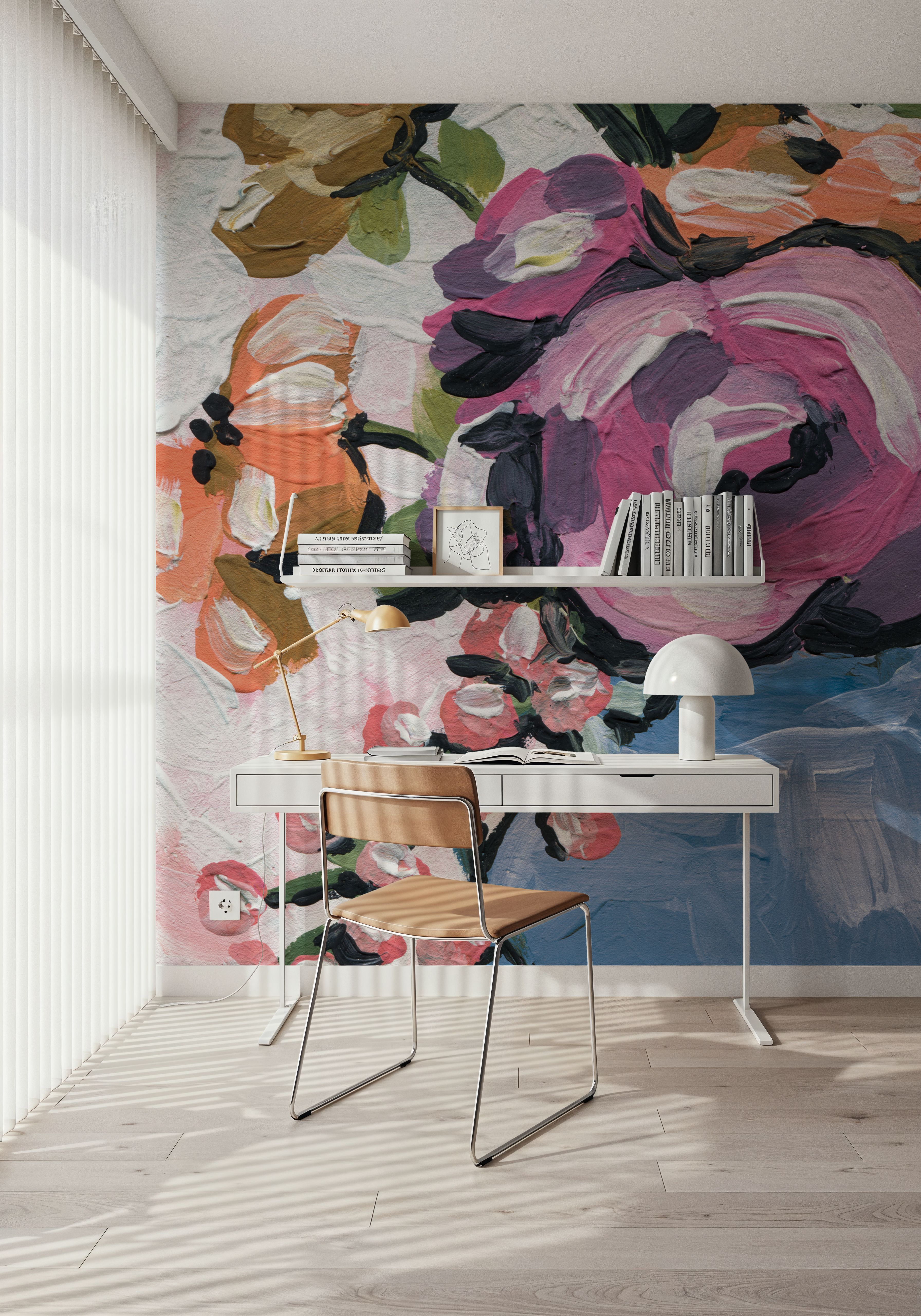 Painterly Florals in Vase II