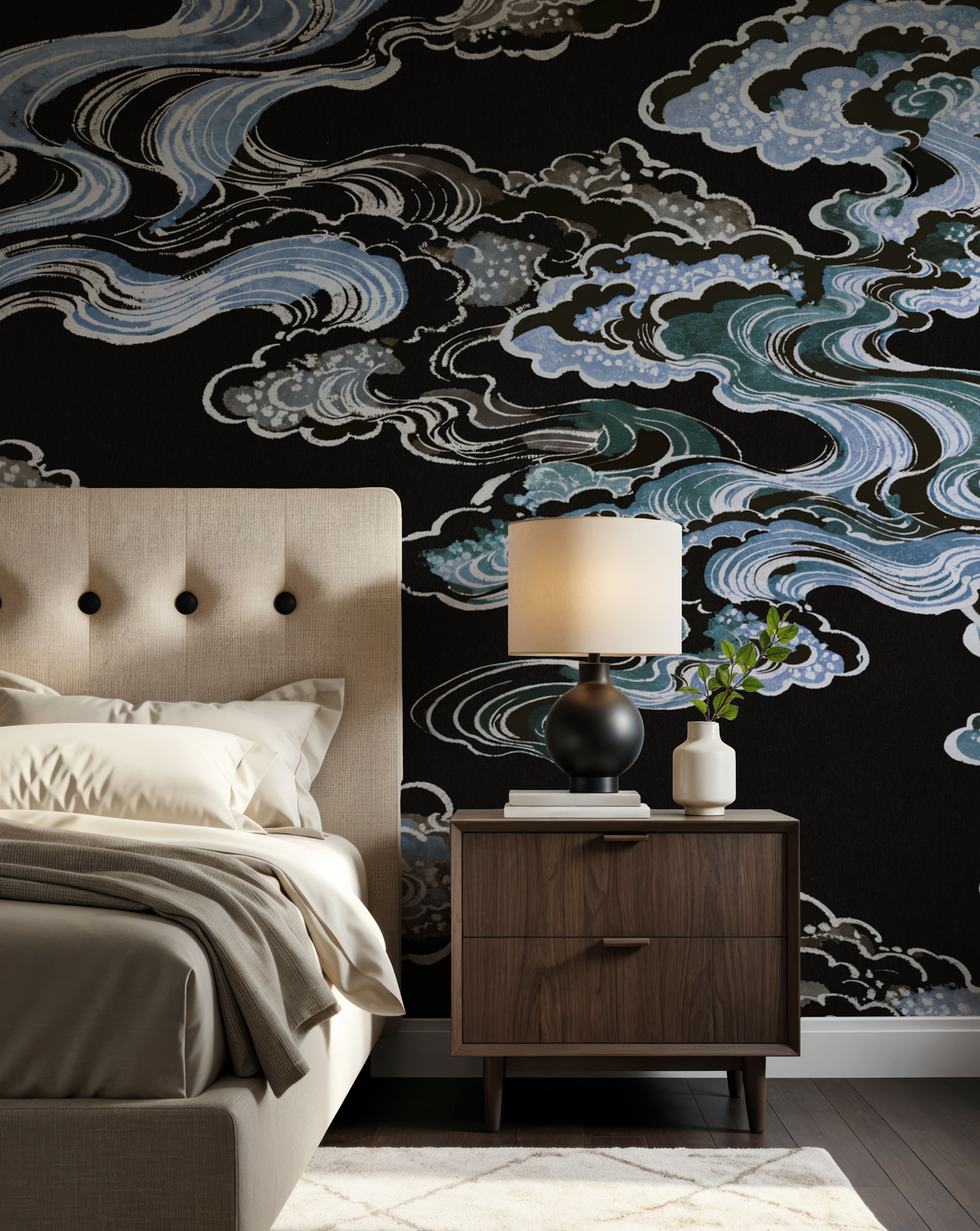 Ukiyo-e Clouds, Midnight