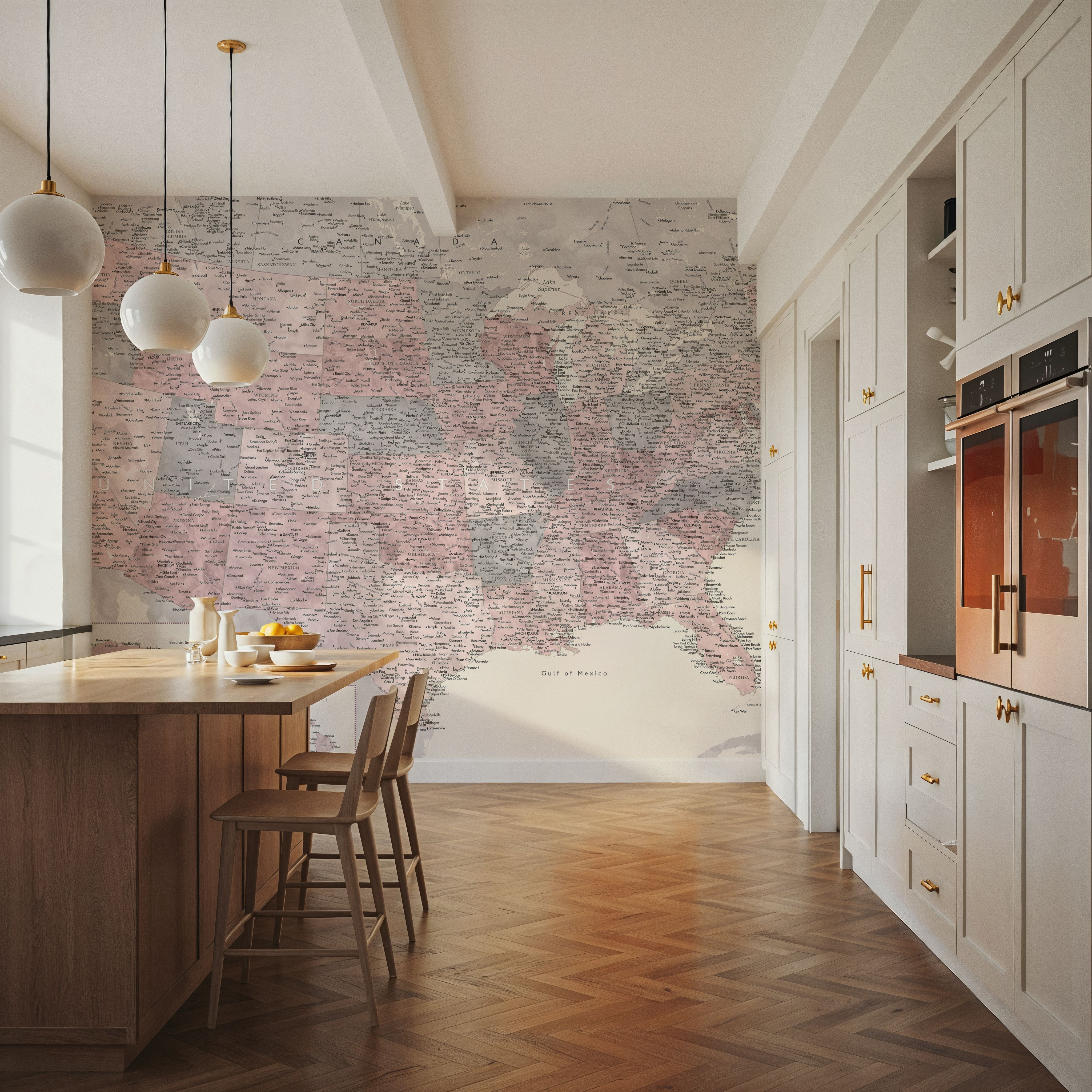 US Map Detailed - Madelia