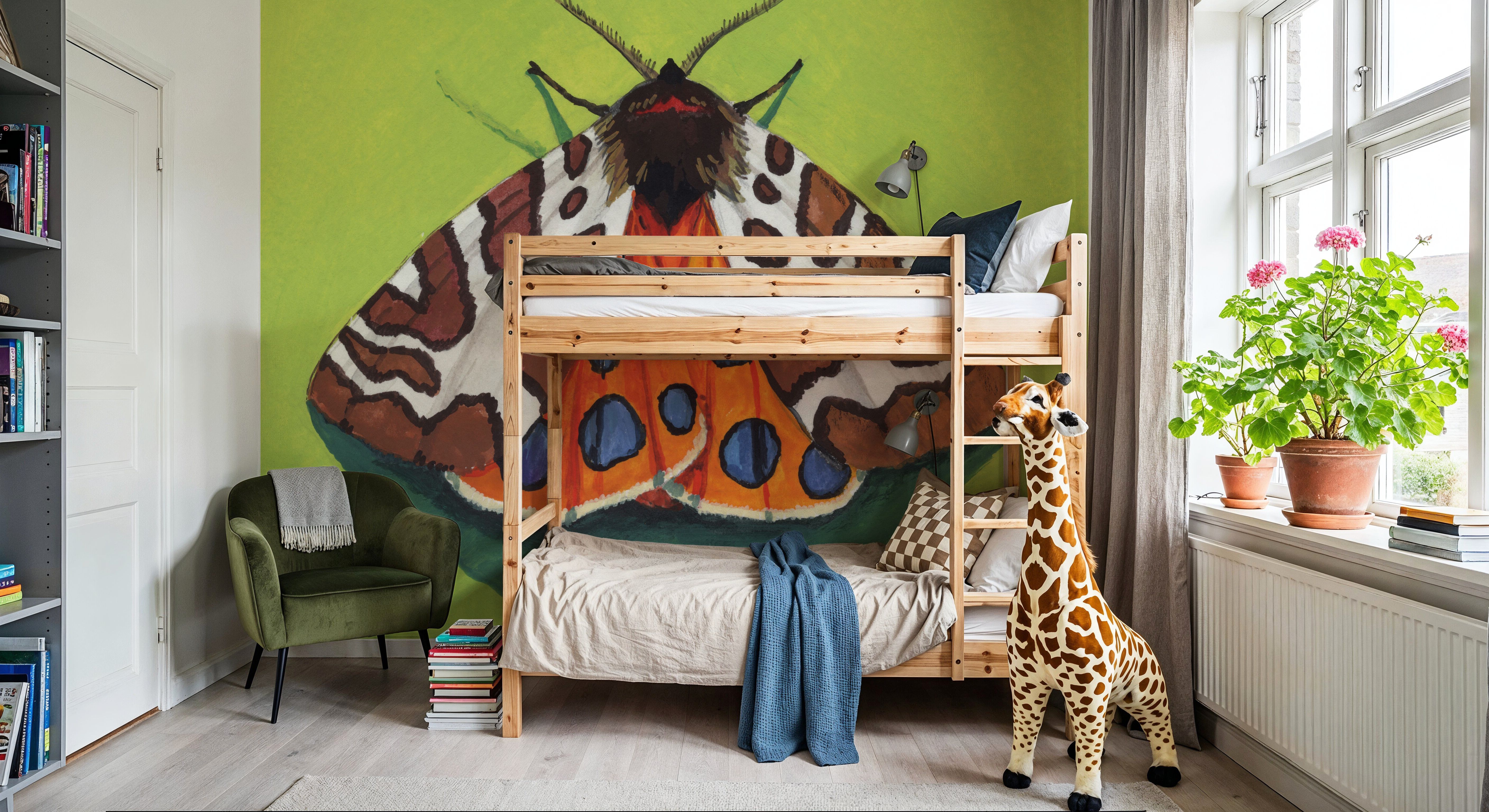 Tiger Moth, Papel pintado