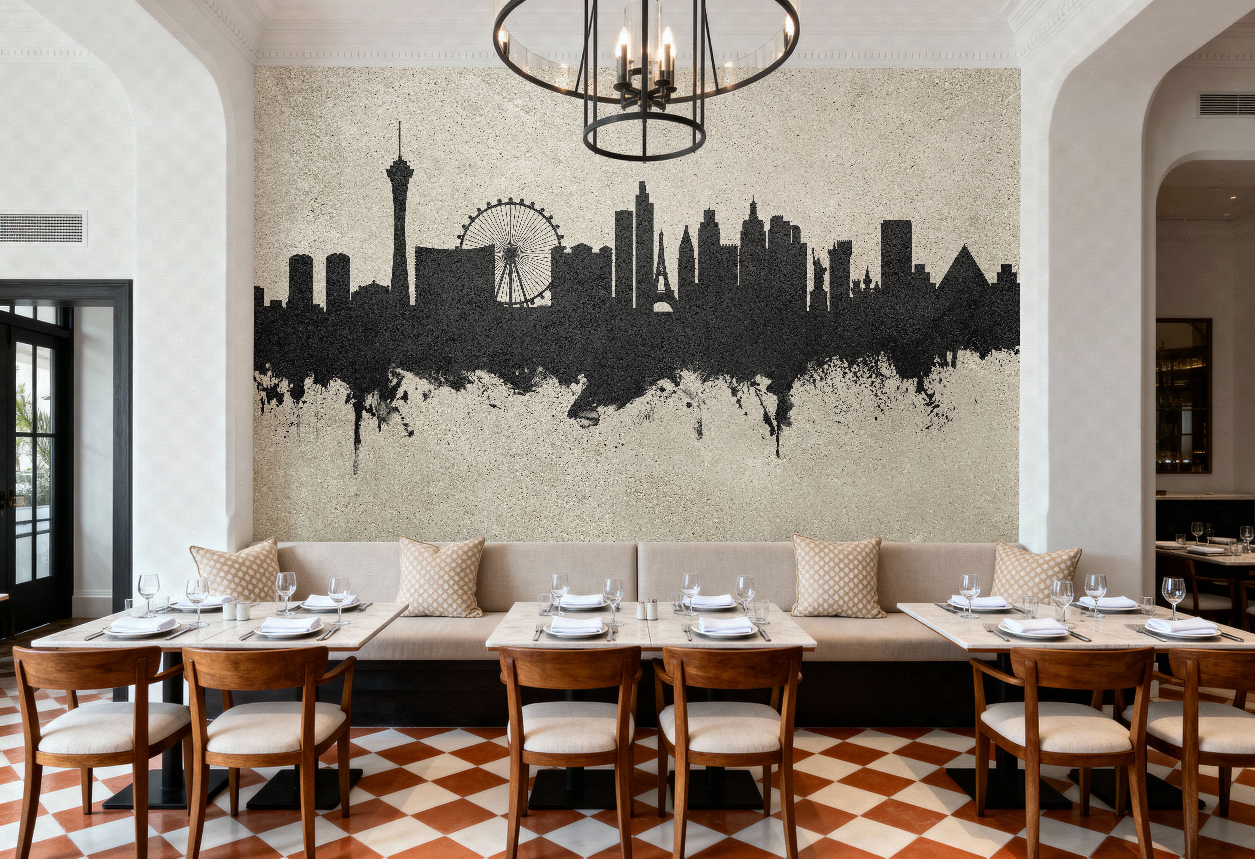 Las Vegas Nevada Skyline Concrete