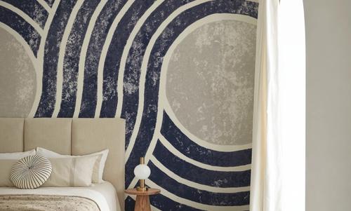 Over the Rainbow II Navy Gray