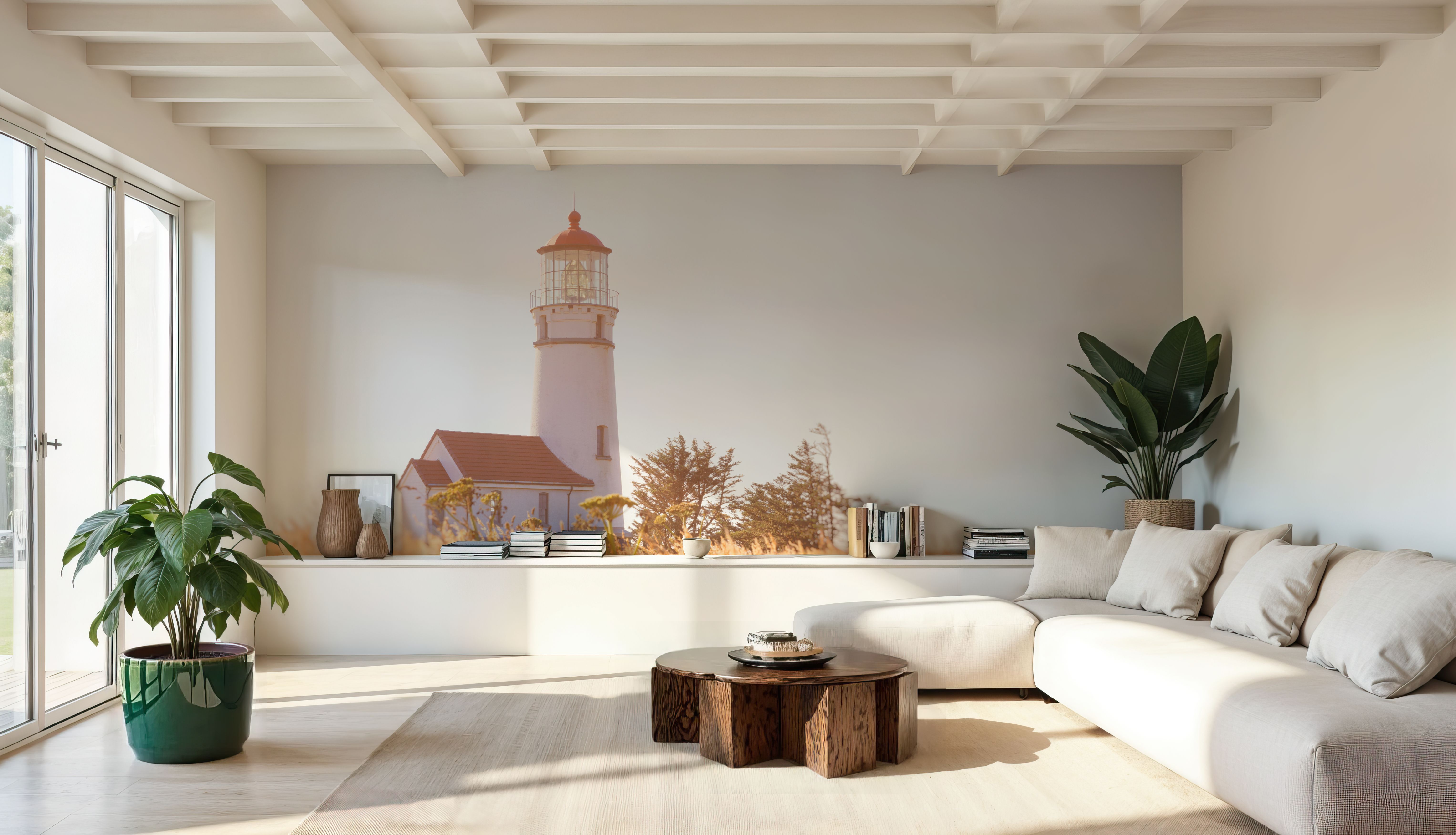 Sunny Day Lighthouse, Wallpaper