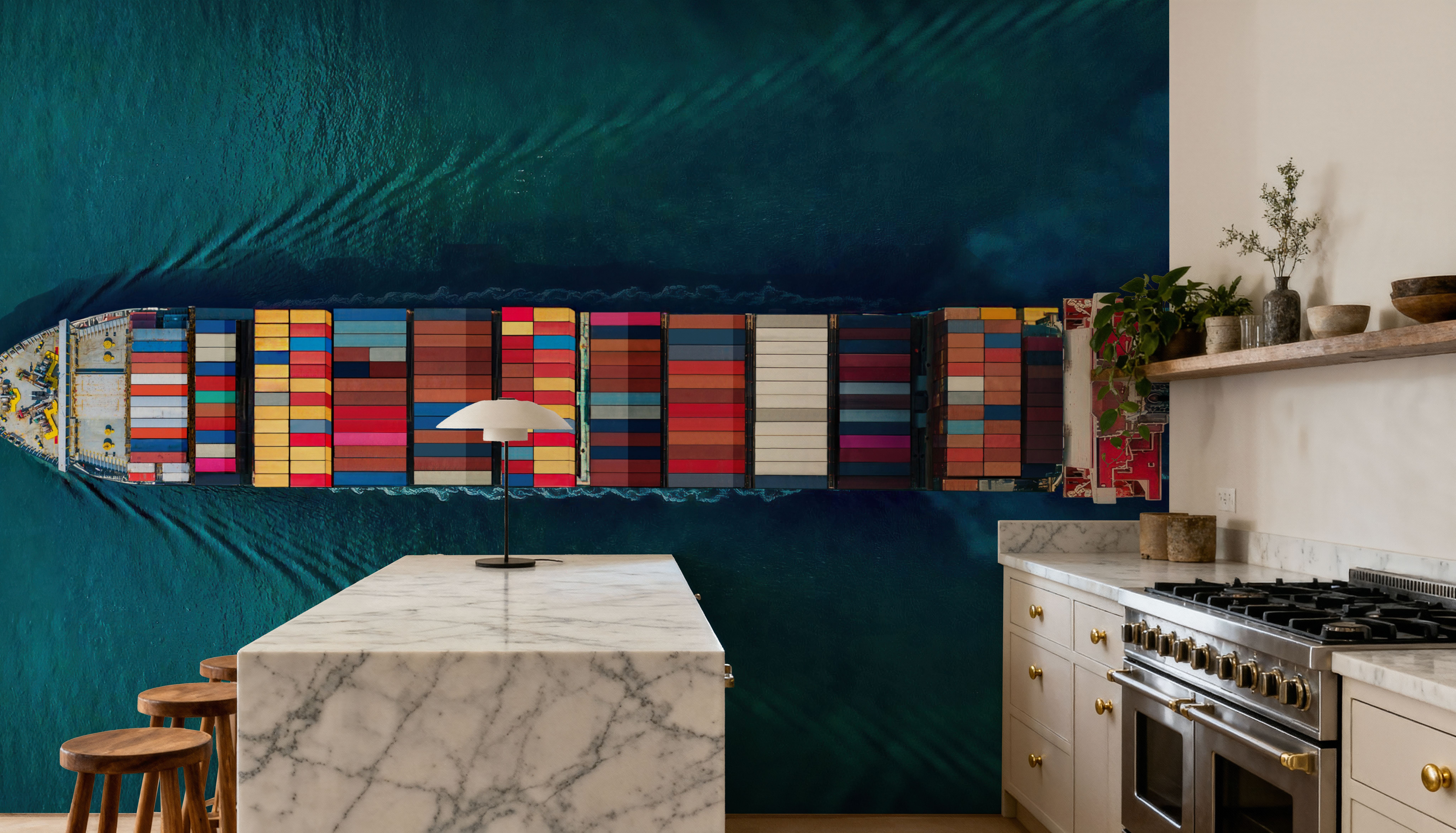 Aerial Cargo, Wallpaper