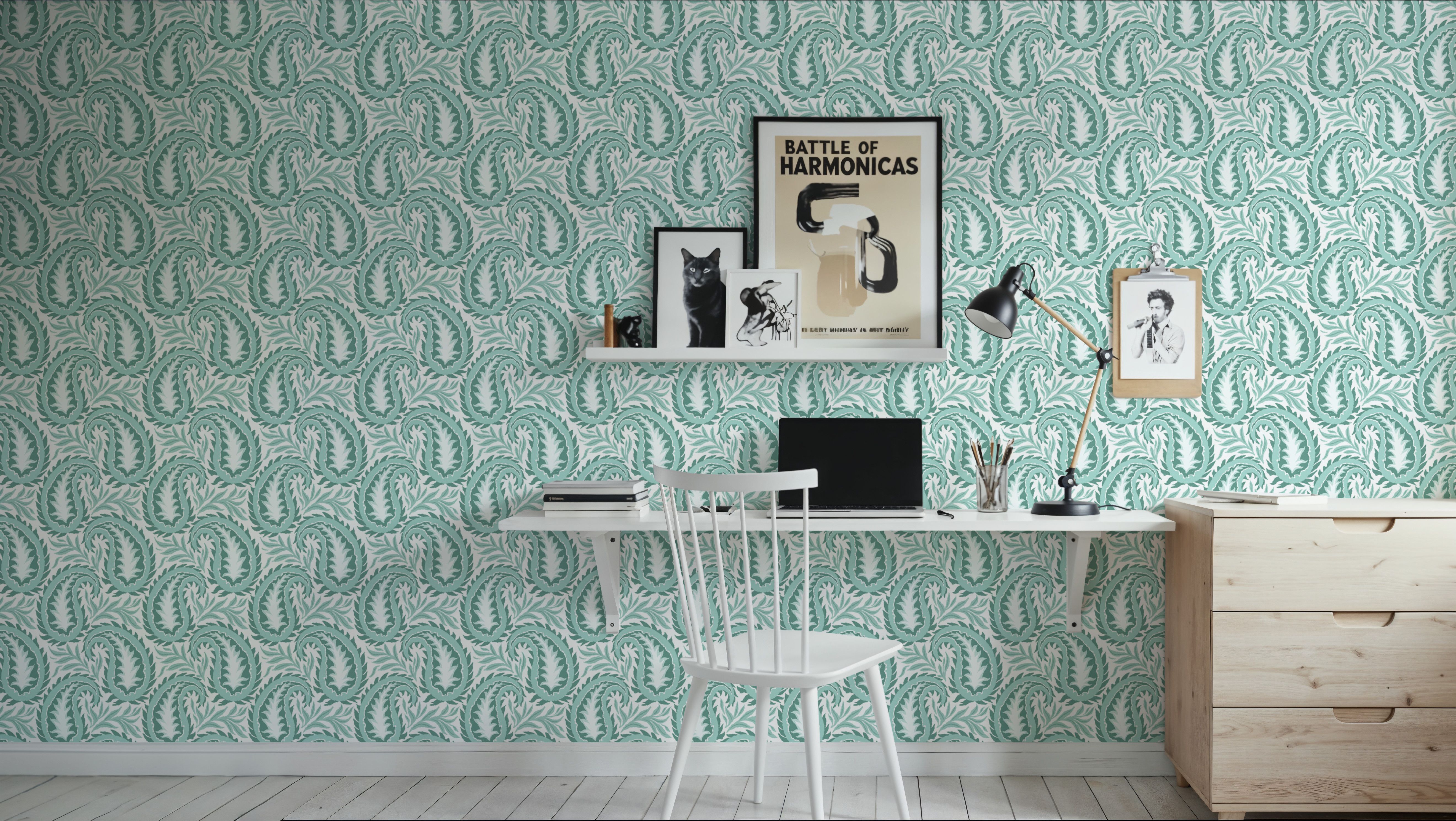 Botanical Paisley, Mint