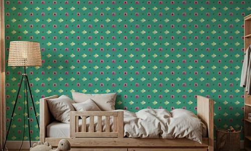 Boho Symbols Green