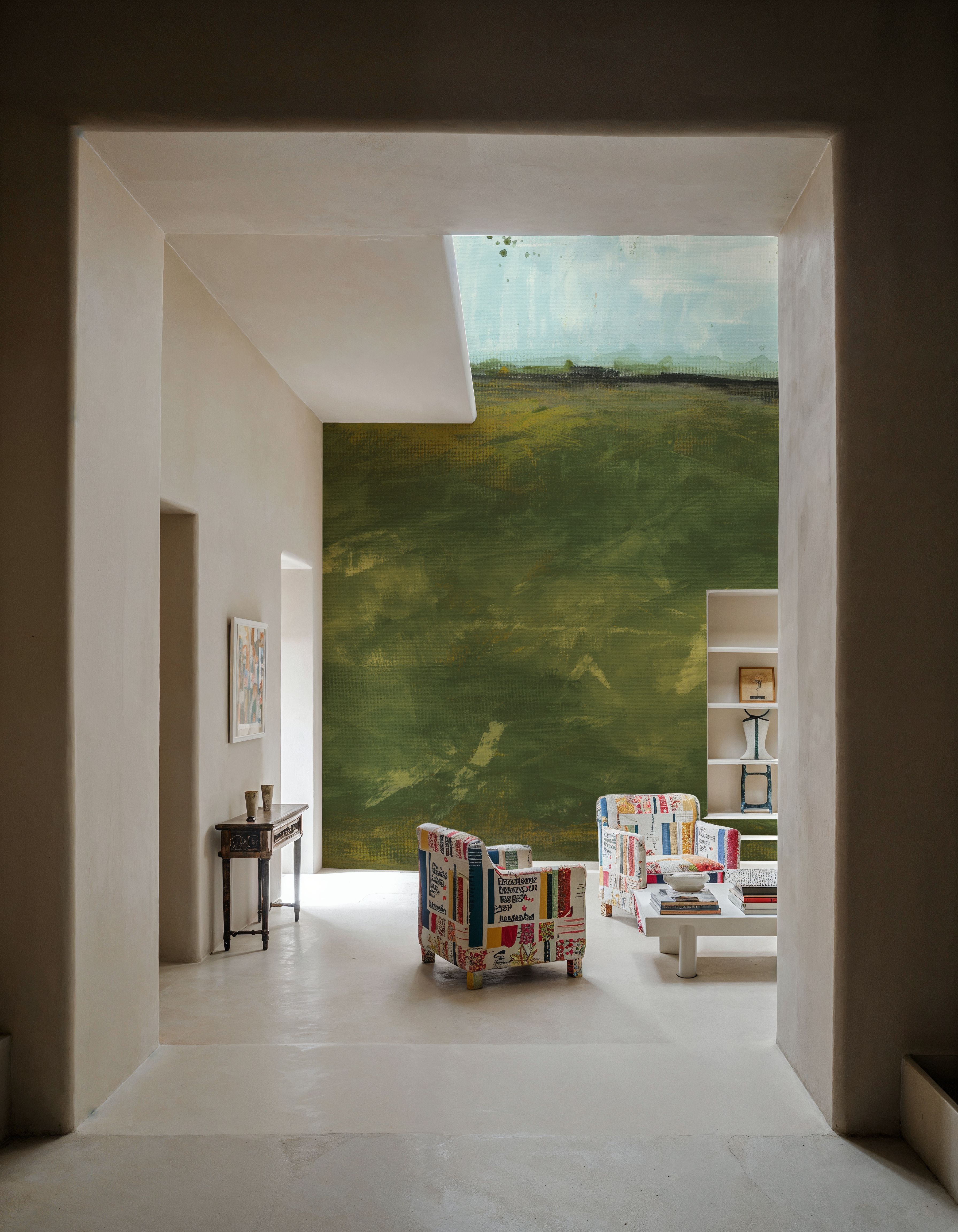 Over the Meadow Green