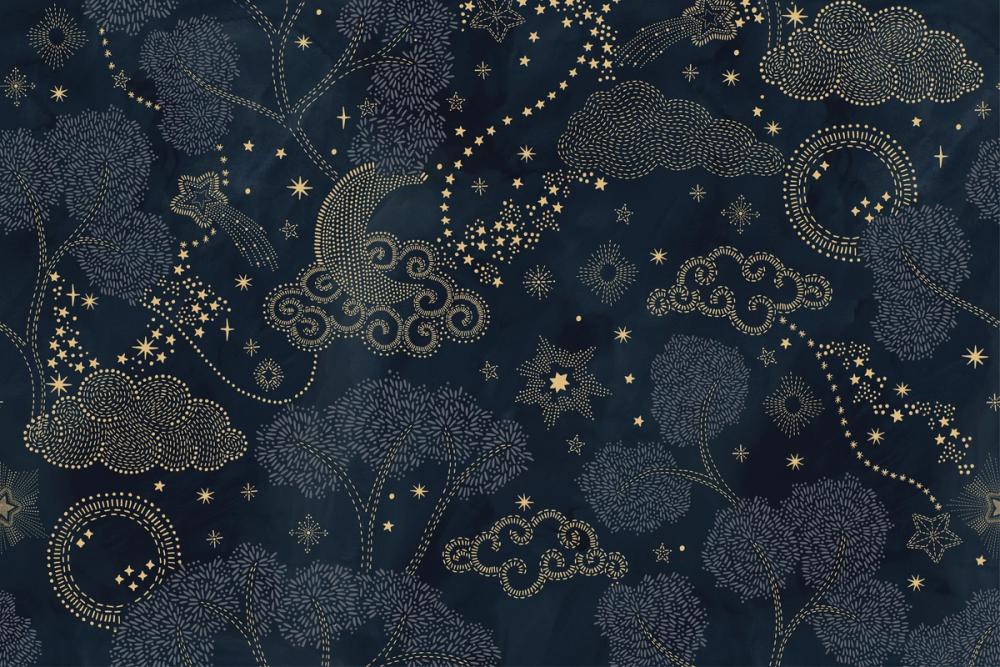 Moonlit Sky, Midnight