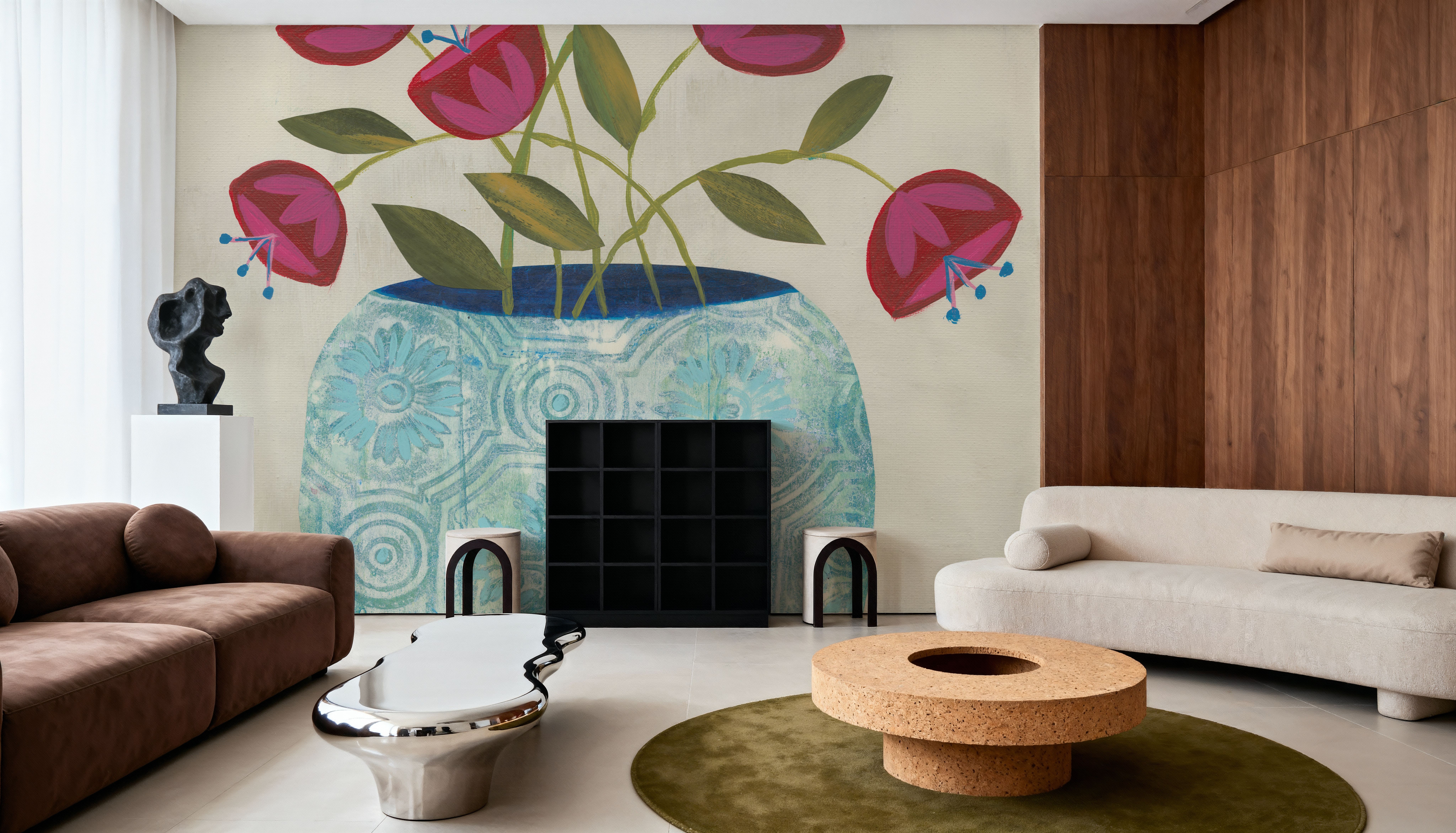 Morning Bouquet I, Wallpaper