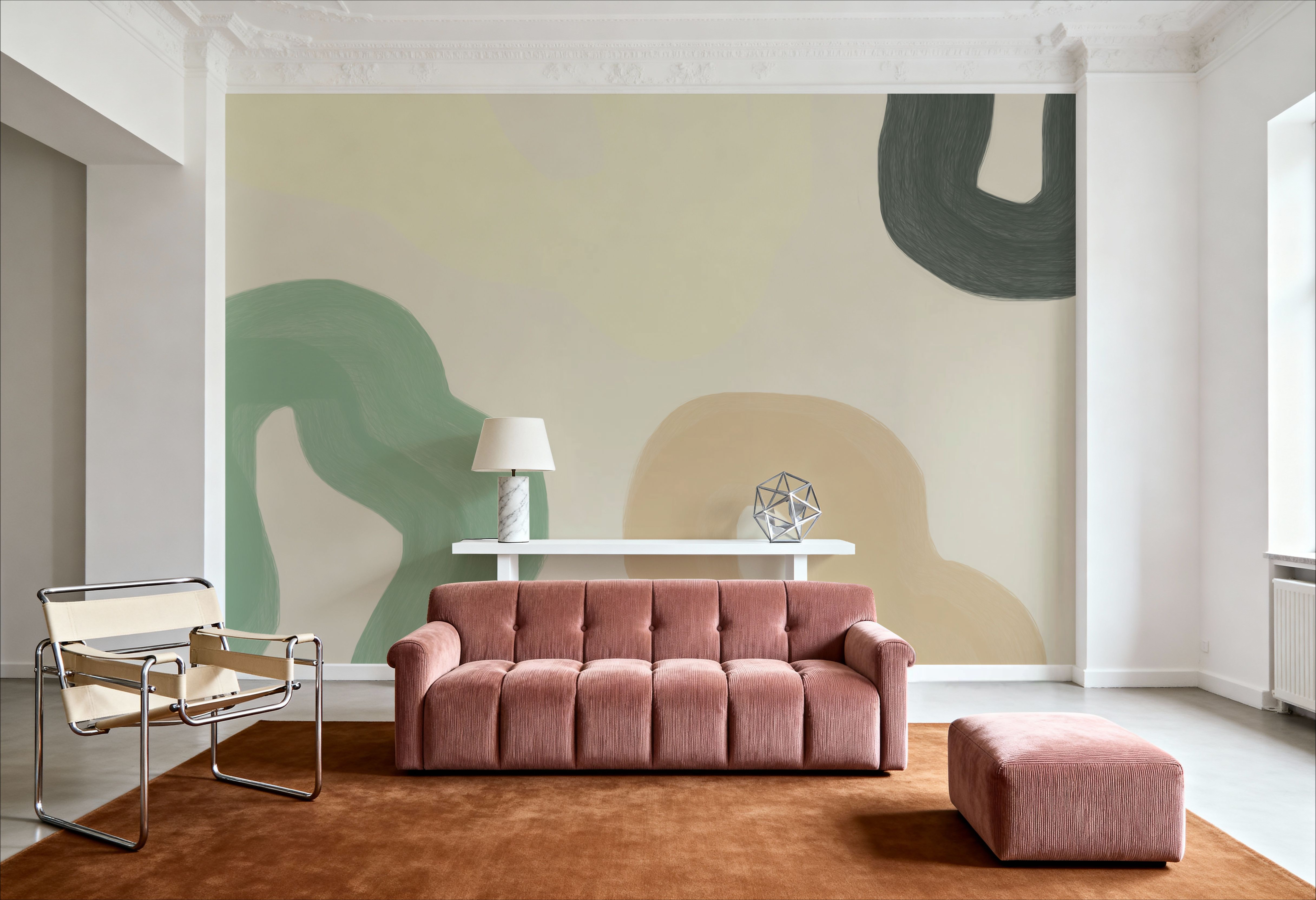 Pastel Waves, Wallpaper