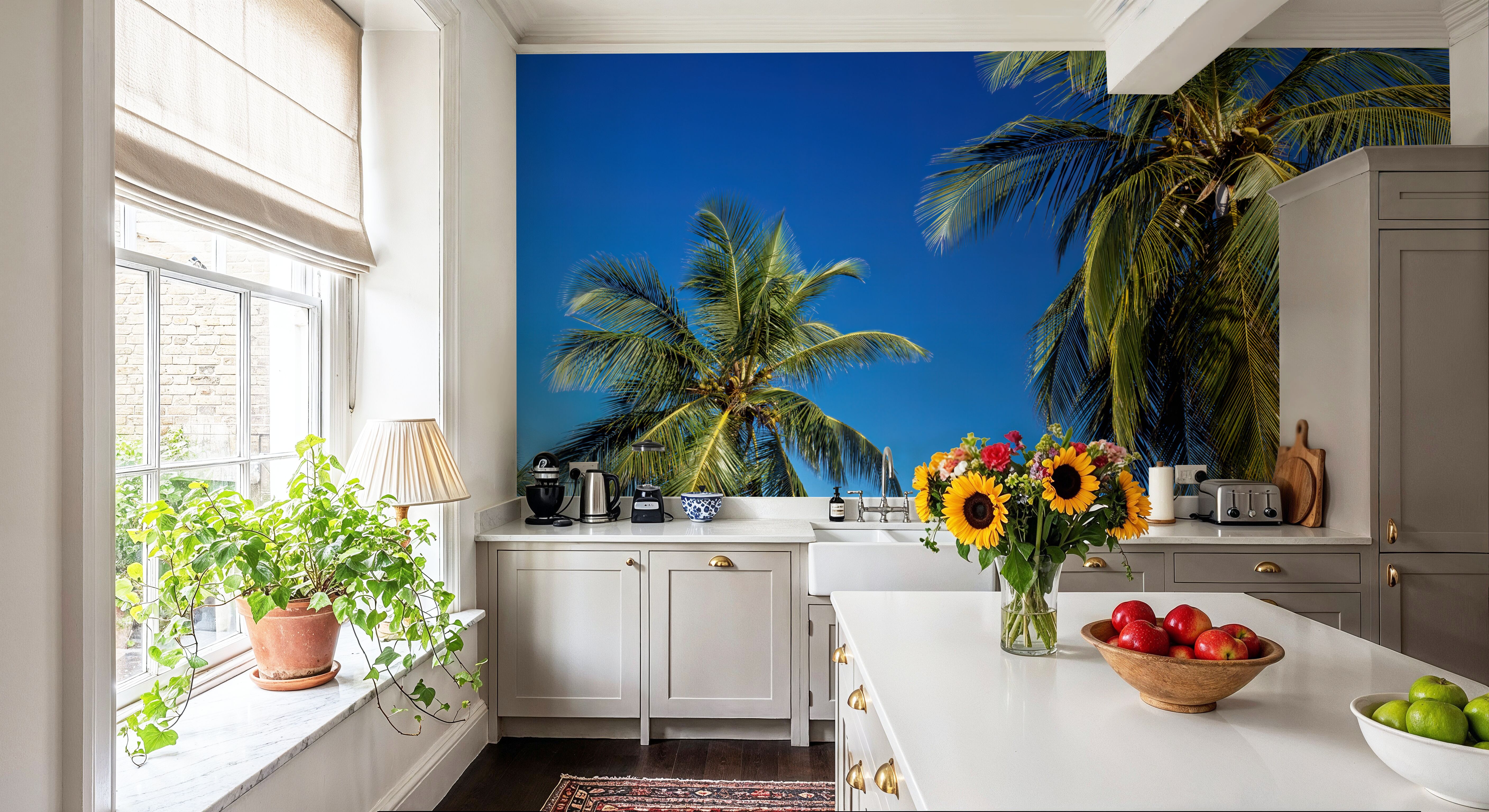 Azure Palms Horizontal