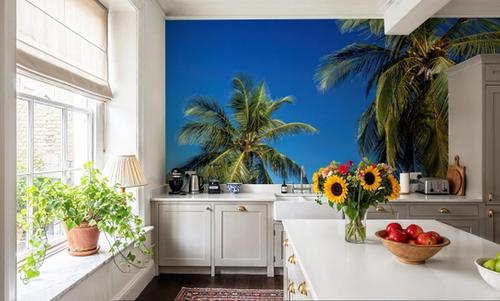 Azure Palms Horizontal