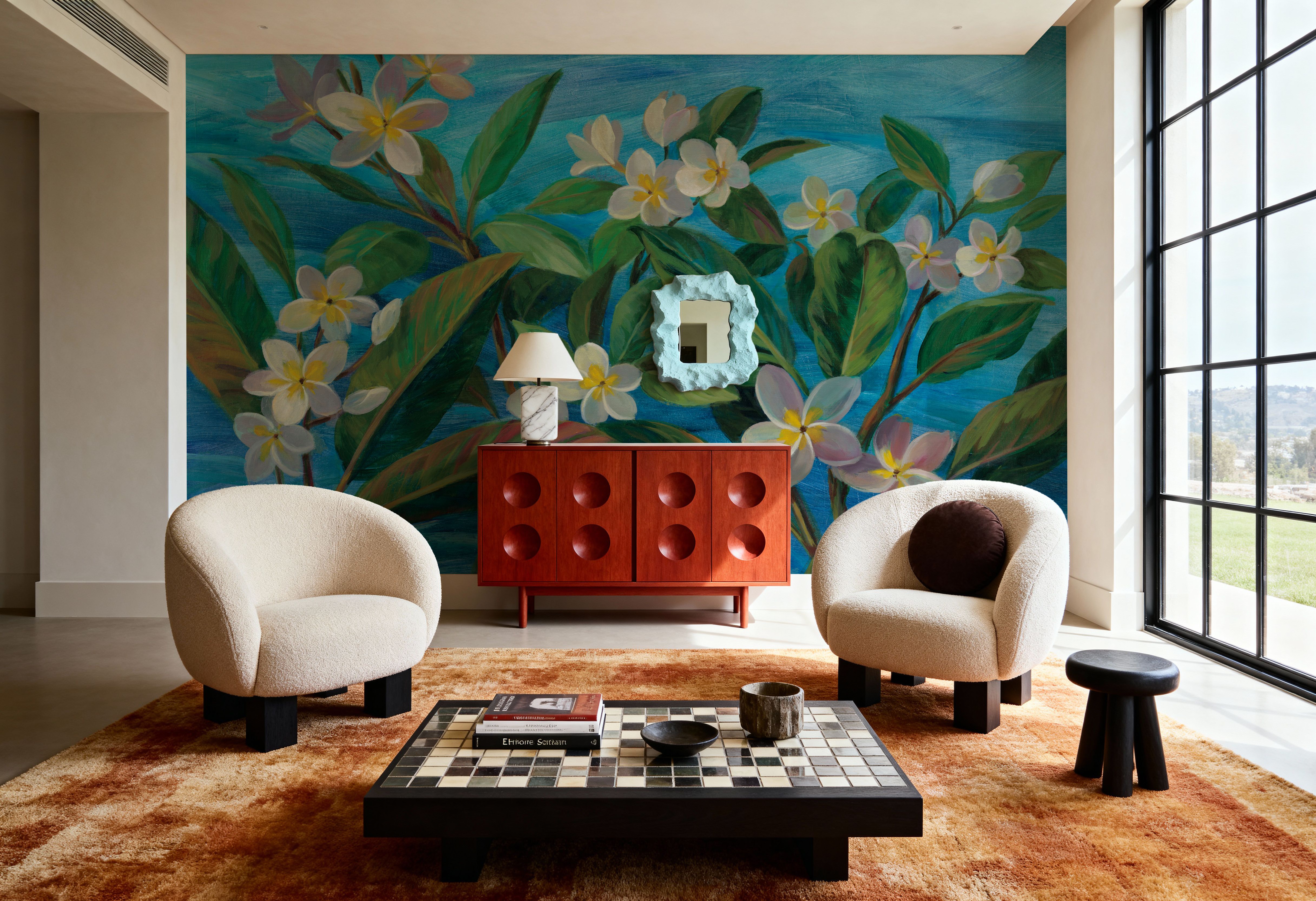 Oceanside Plumeria, Wallpaper