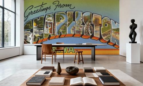 Greetings from Charleston - Screenprint Postcard