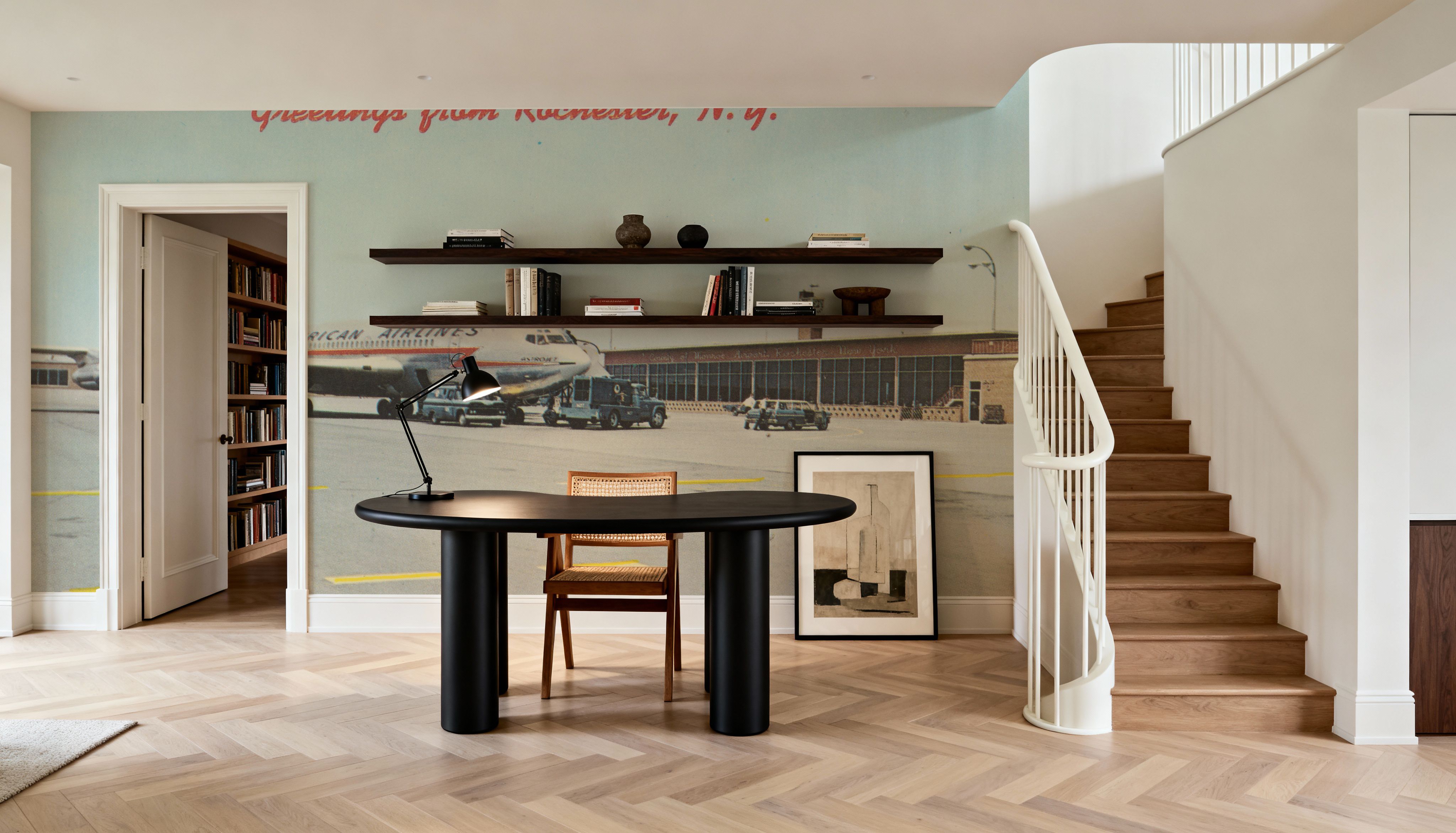 Greetings from Rochester - Screenprint Postcard, Wallpaper