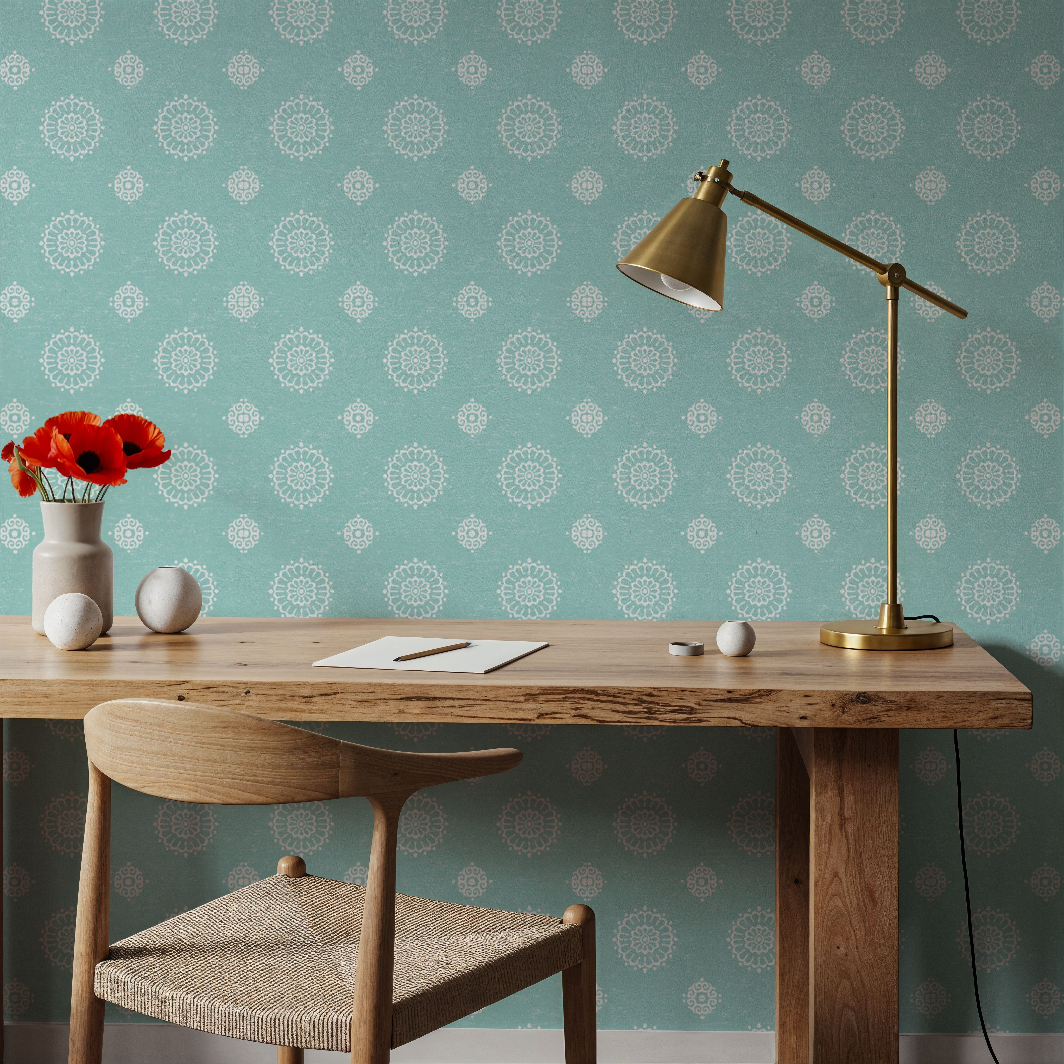 Atlantic Aqua Blue, Wallpaper