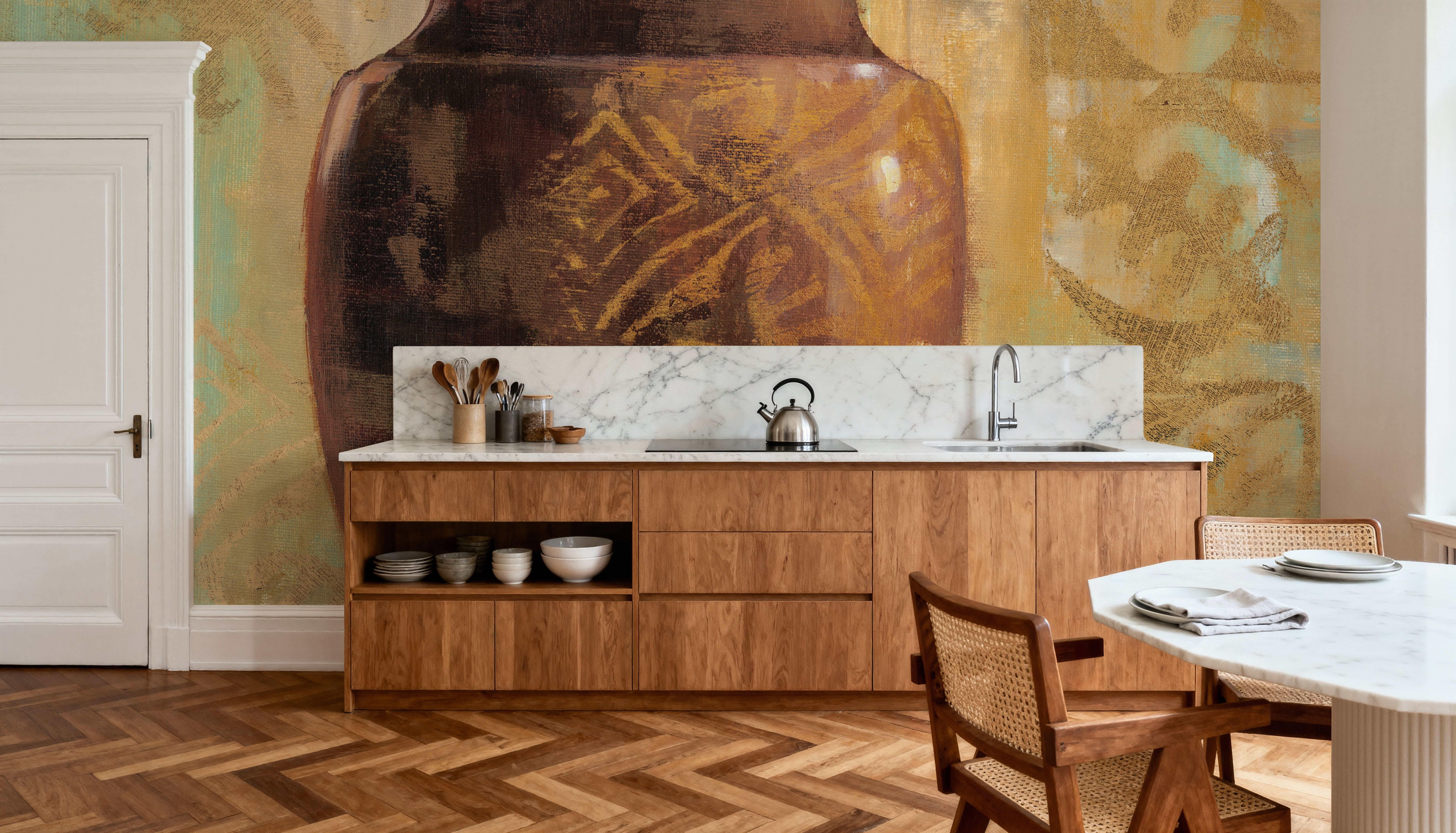 Glazed Pot II Decorative Accents