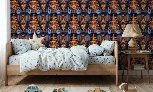 Gold Garden Ikat