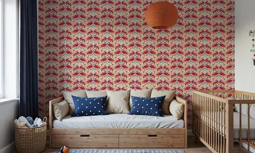 Otomi Rabbits & Flowers Pattern