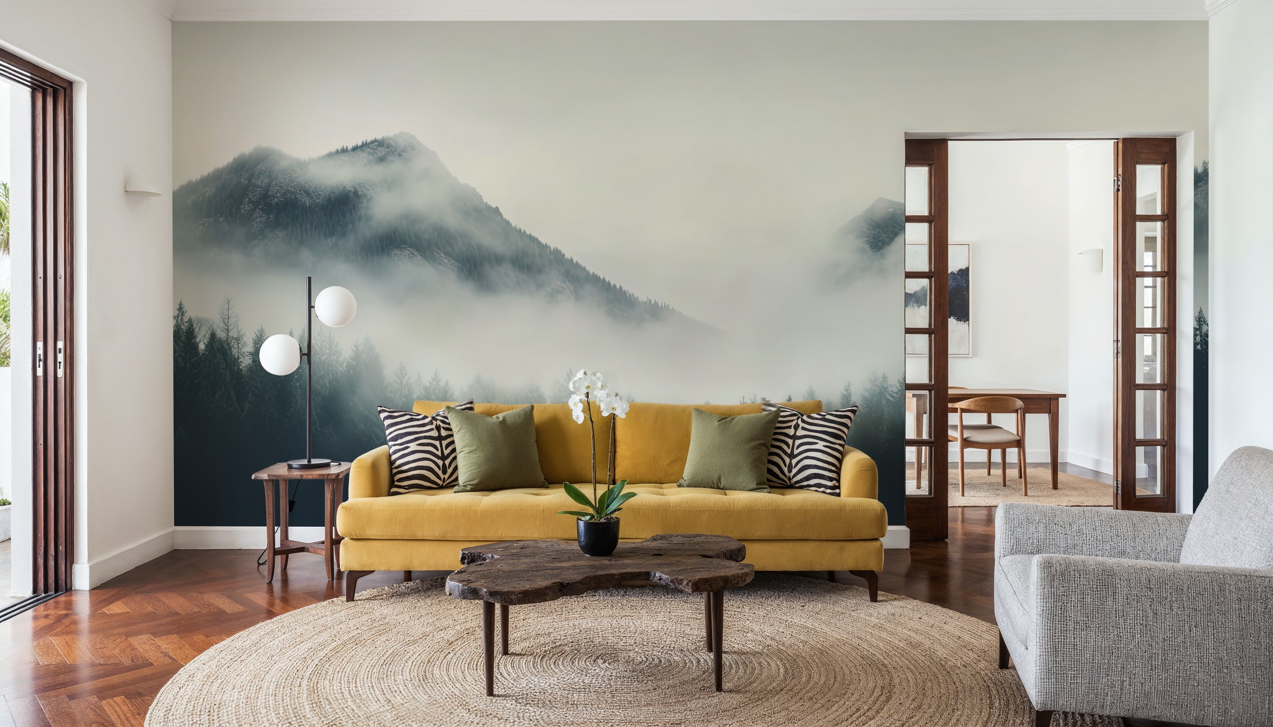 Winter Mountain View, Wallpaper