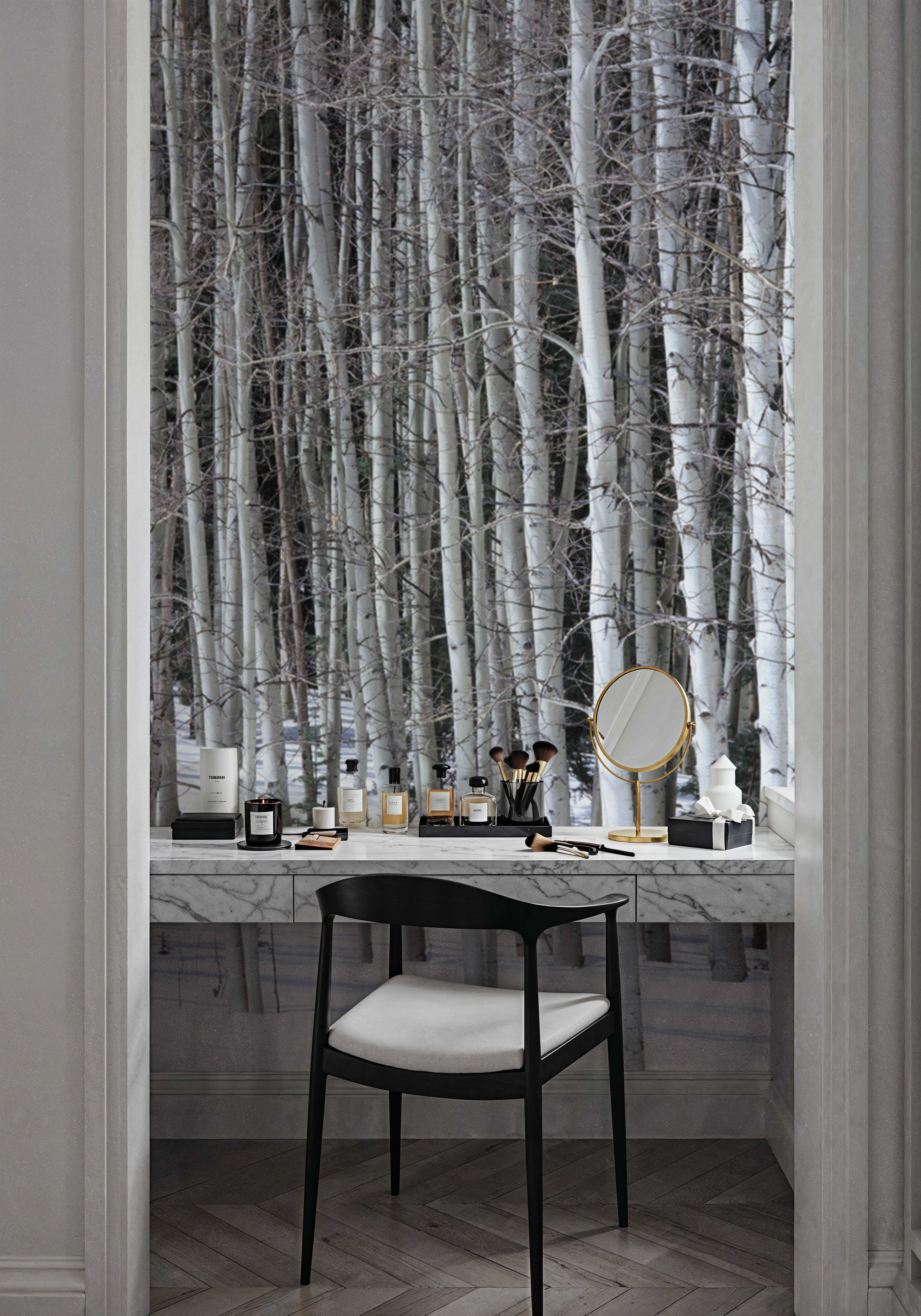 Winter Birch Stillness