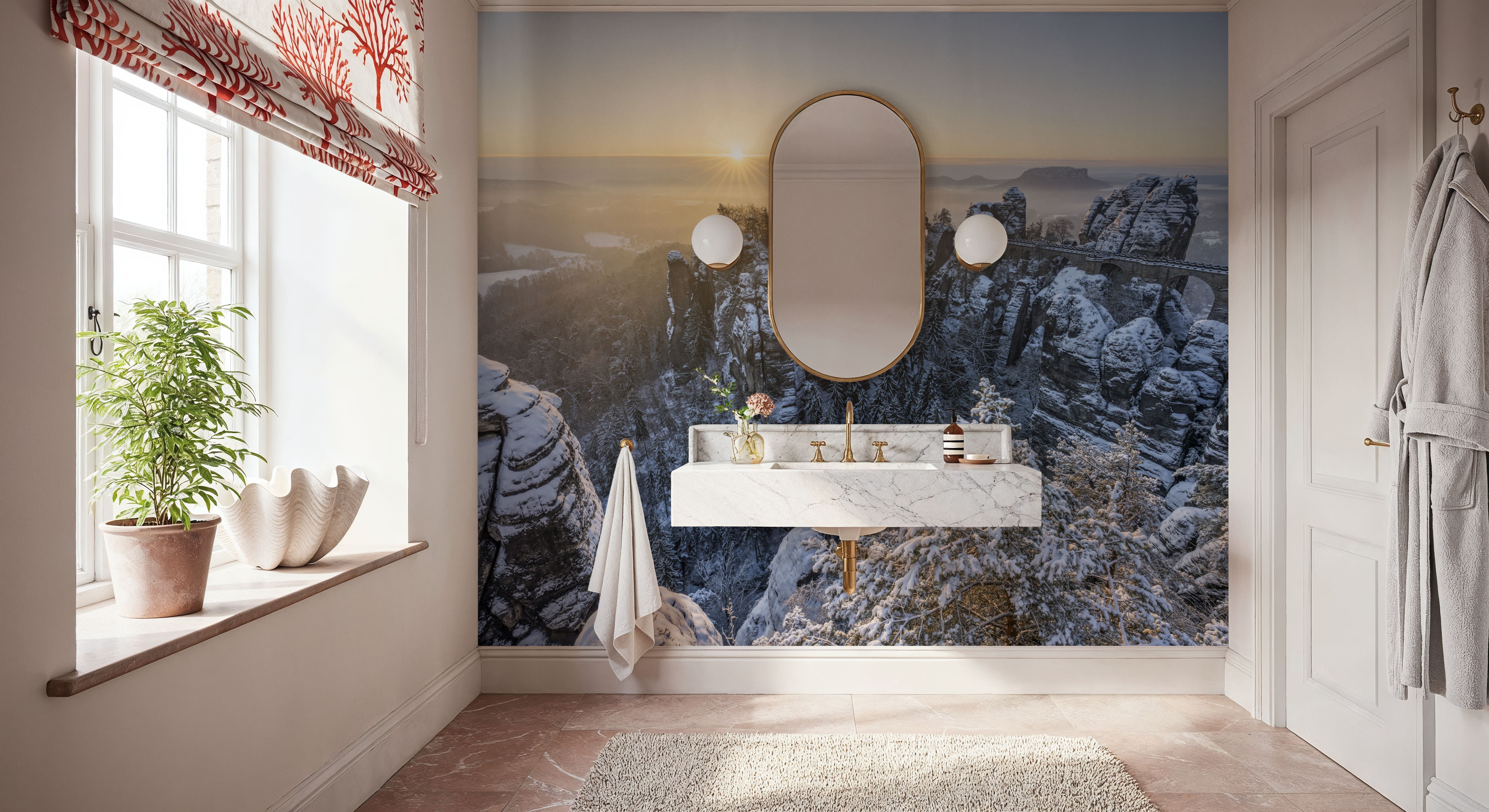 Bastei Bridge Sunset