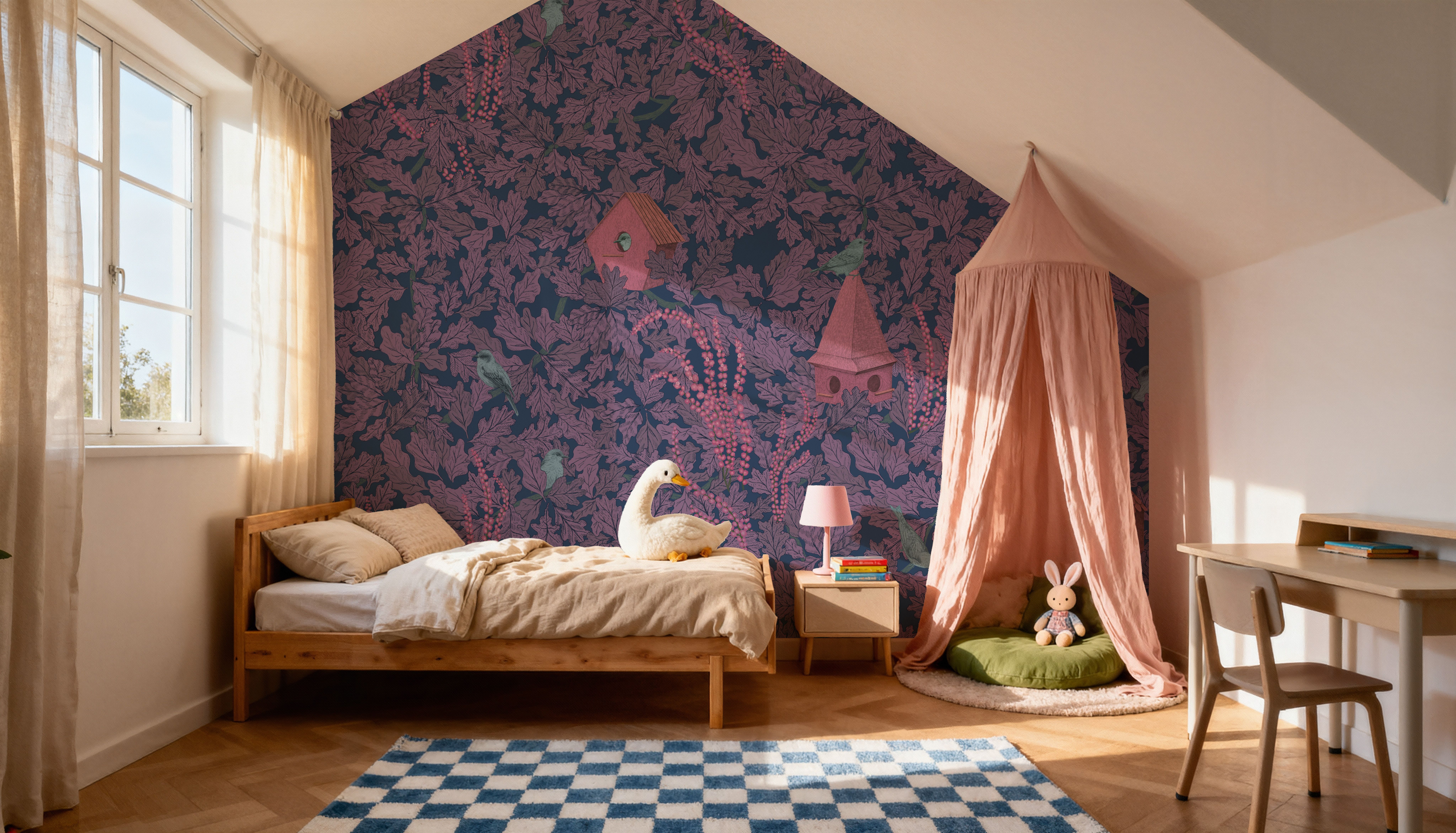 Bird House Oak, Purple