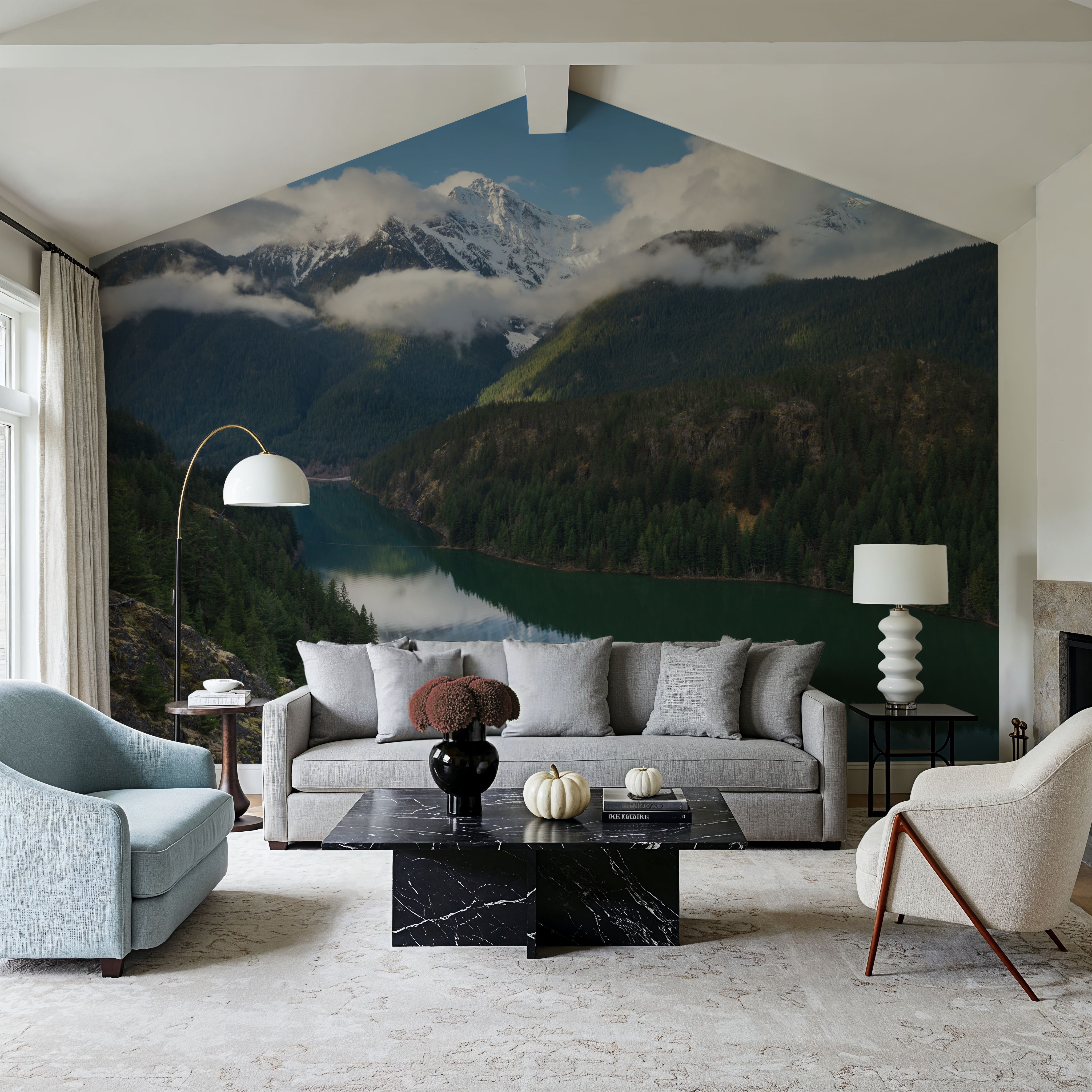 Diablo Lake and Colonial Peak