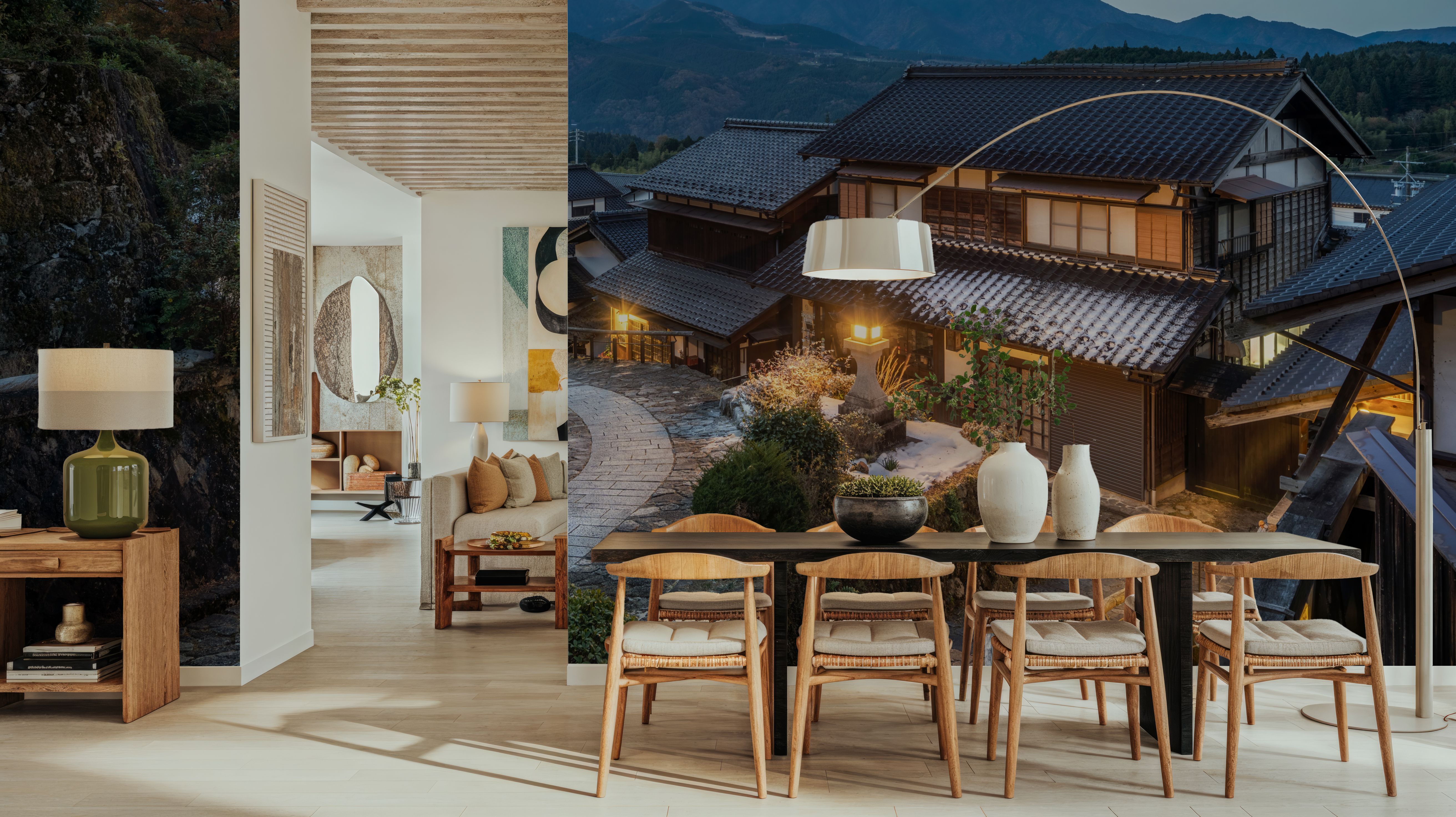 Magome town at Night