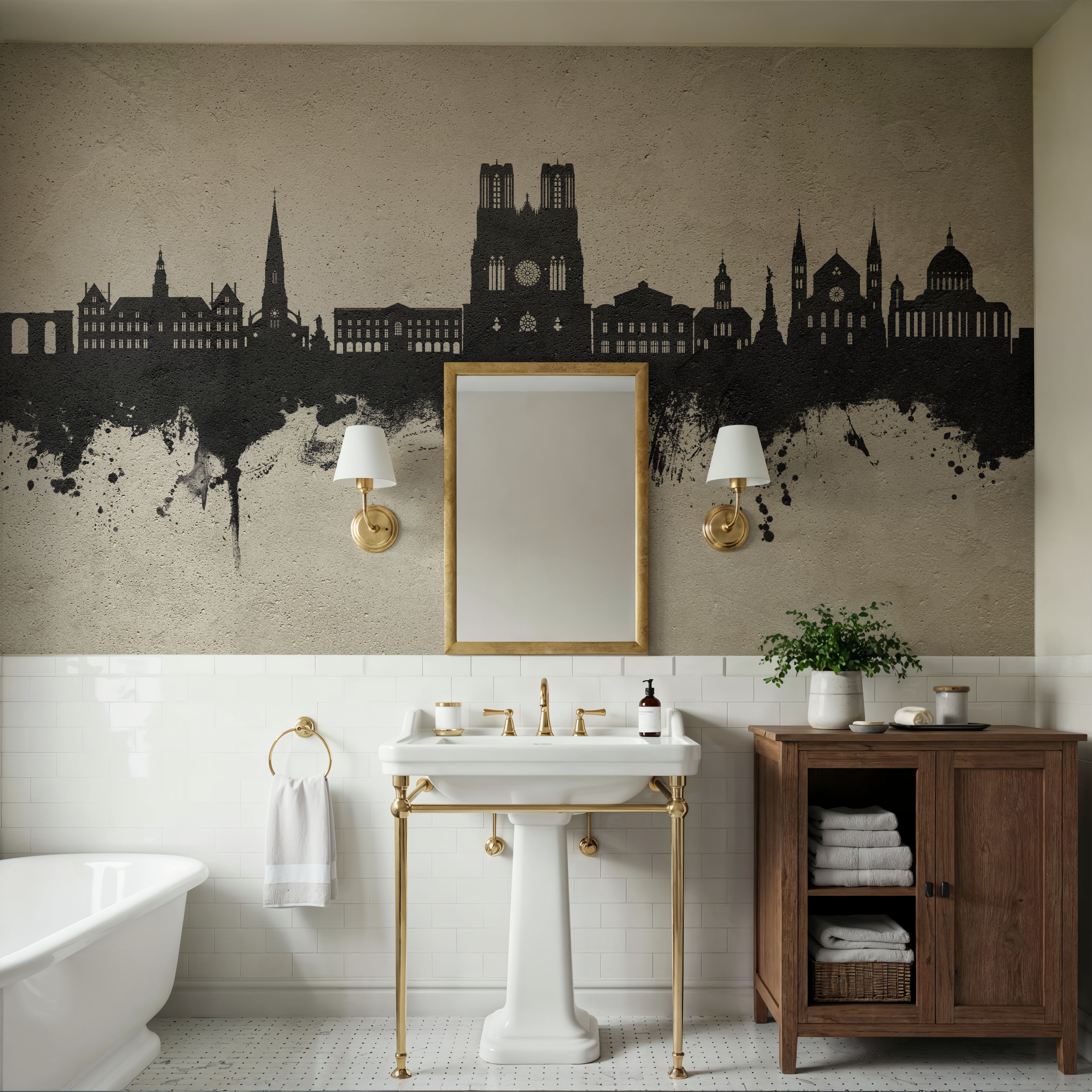 Reims France Skyline Concrete