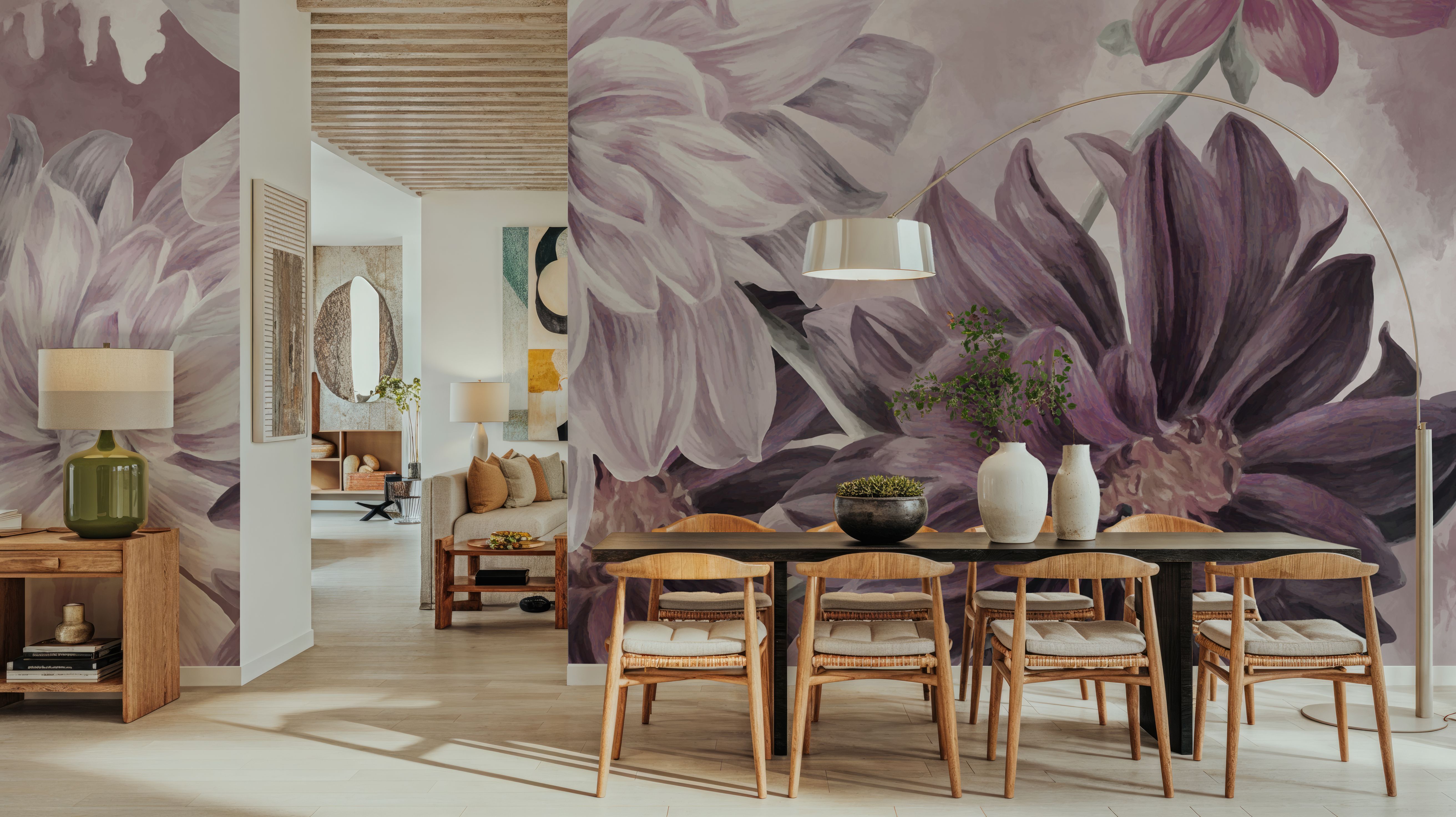 Focus on the Dahlia Red