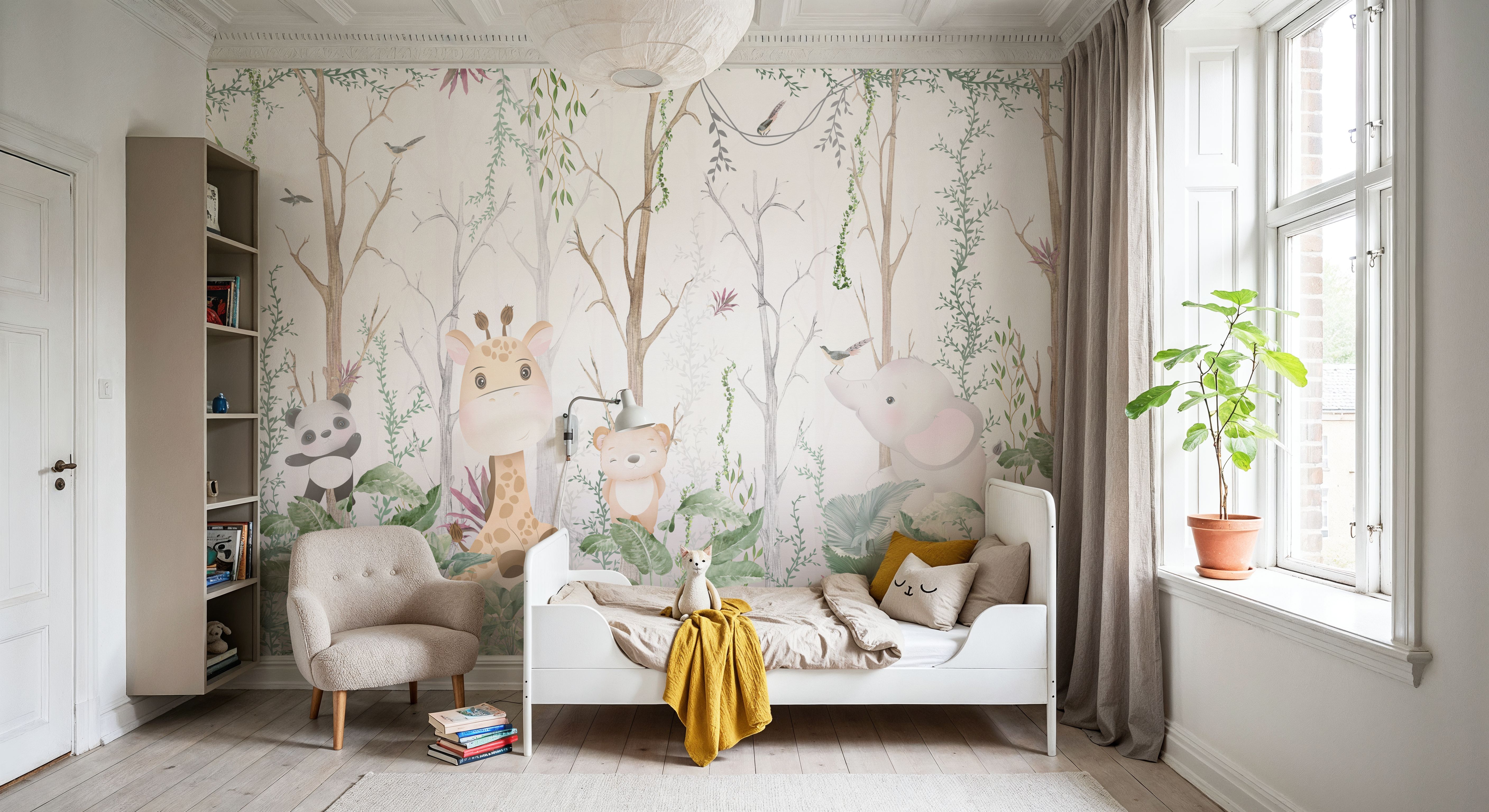 Cute Forest Patrol, Papel pintado