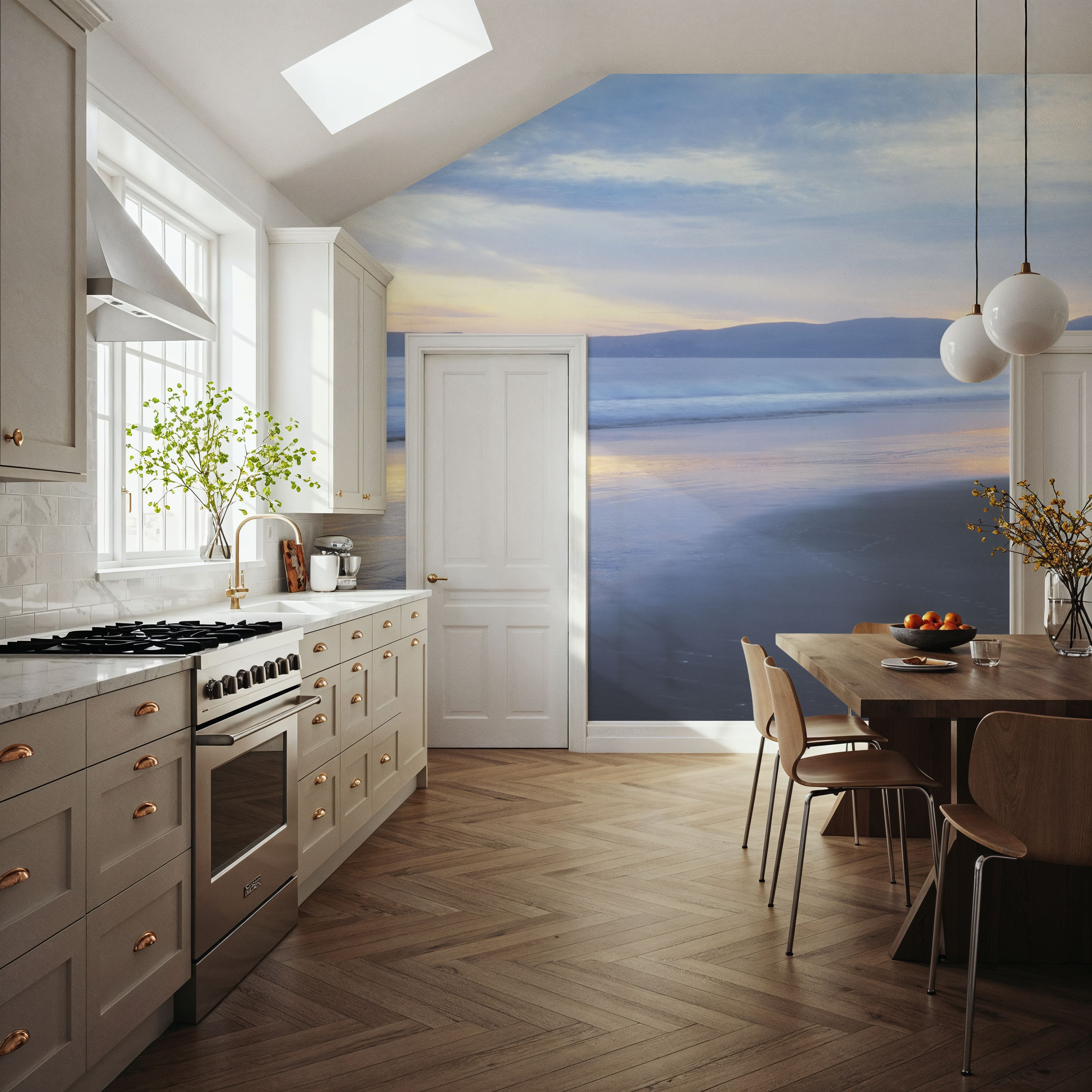 Pastel Shore Reflections