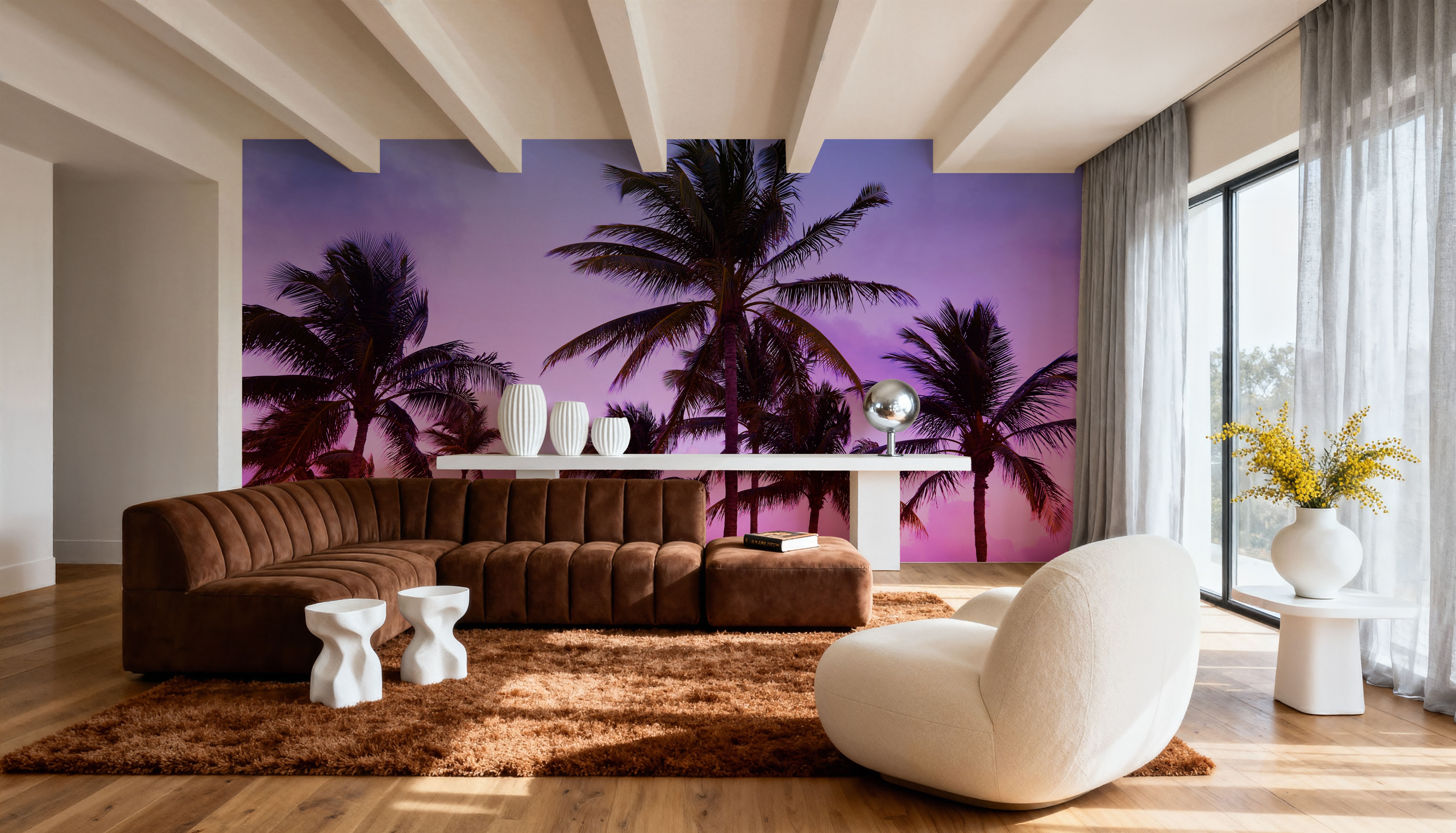 Palm Trees in Miami South Beach