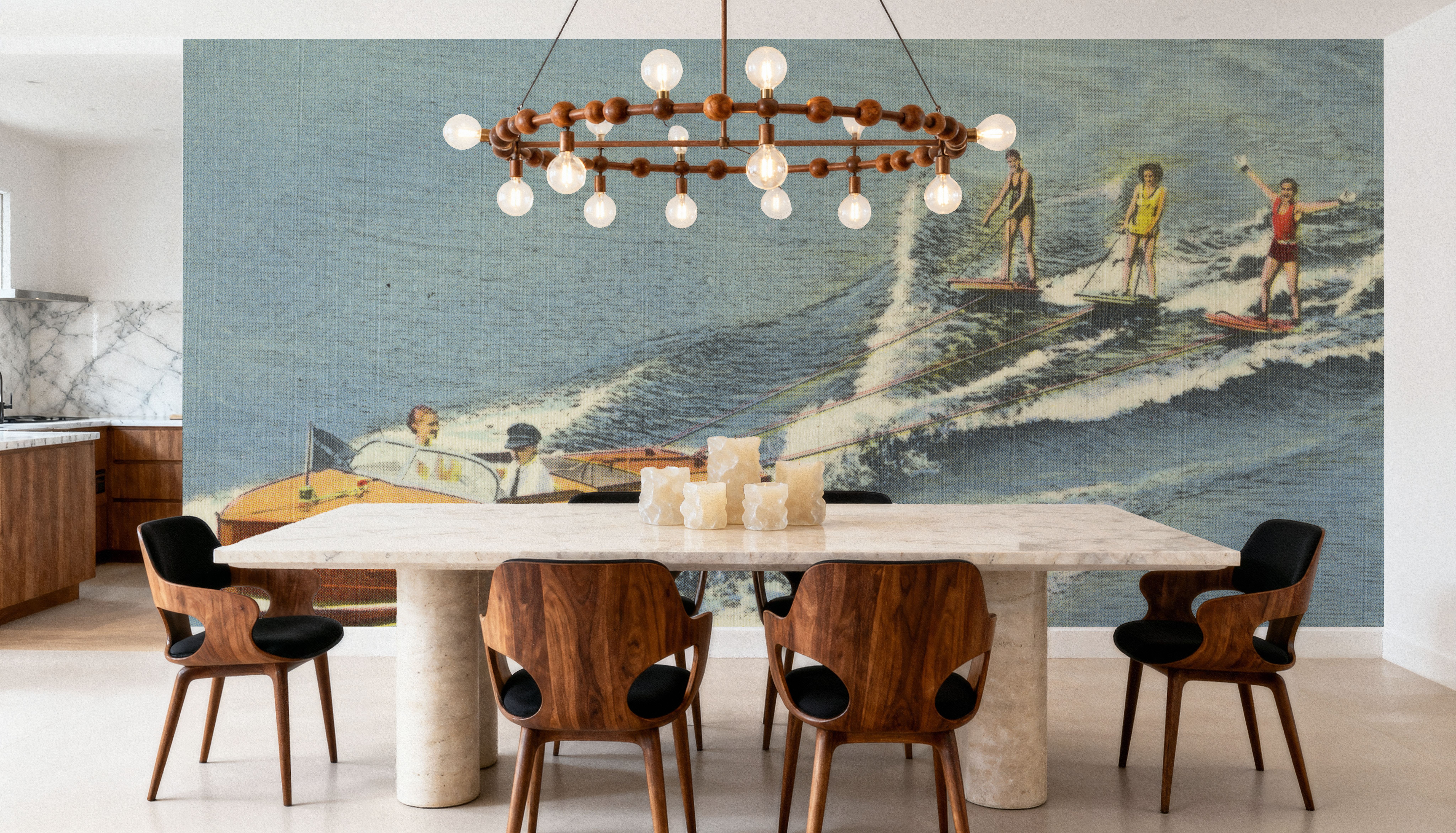 Greetings from Aquaplaning - Screenprint Postcard