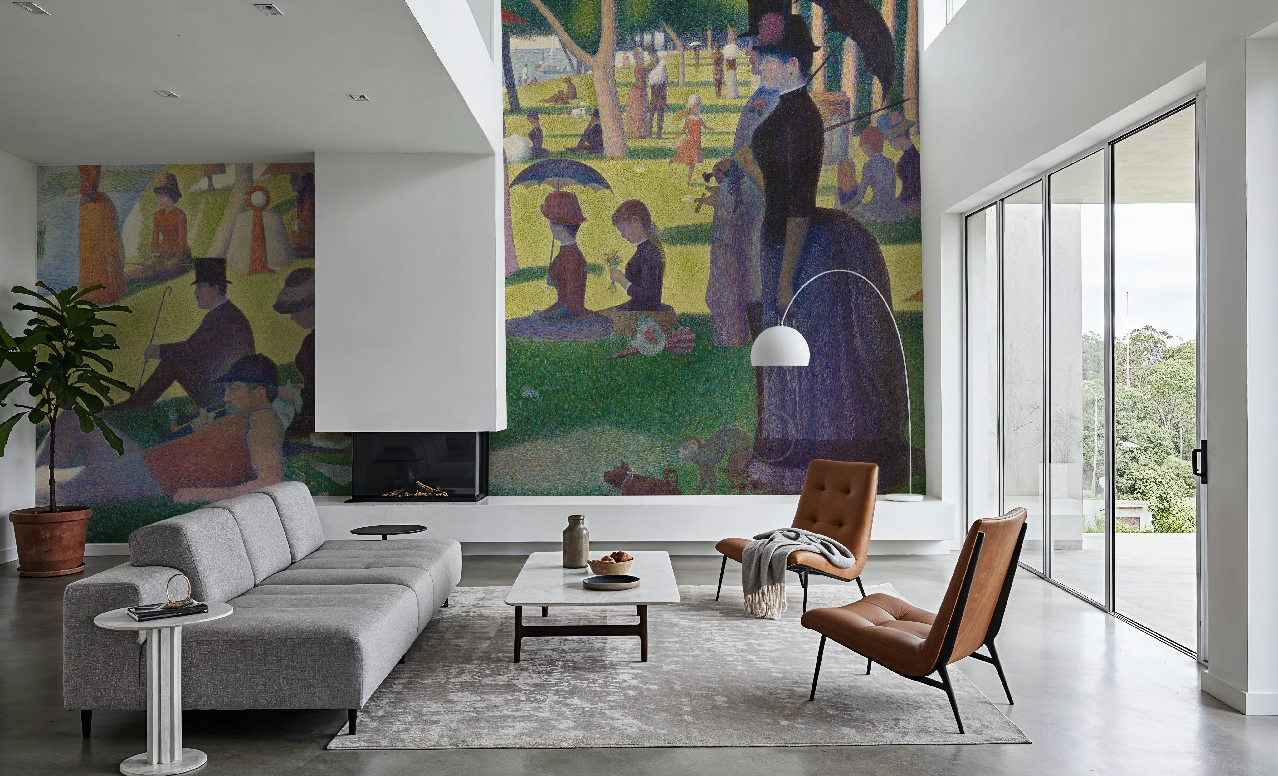 Sunday Afternoon at the Park, Wallpaper