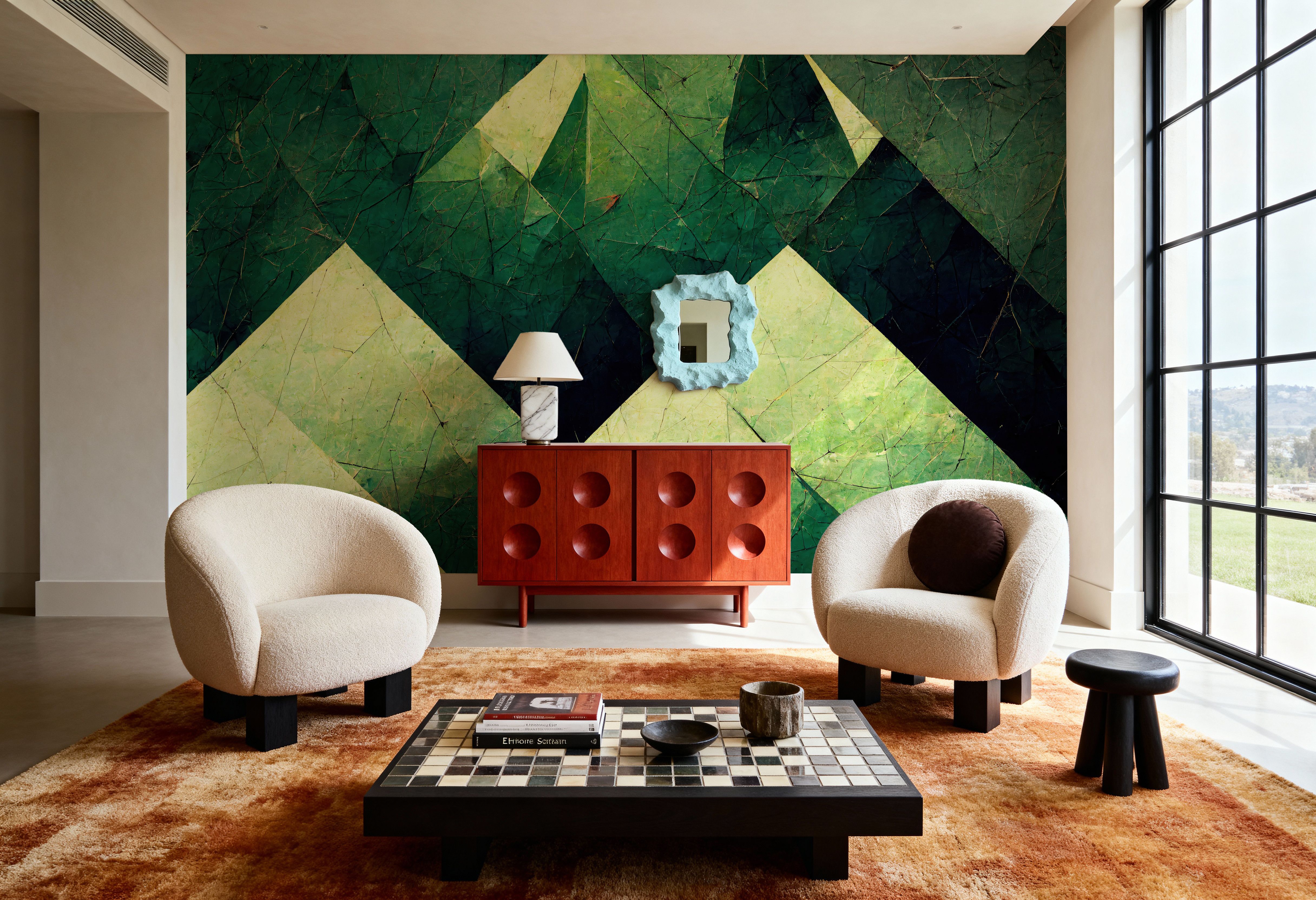 Reduced Mountains Green