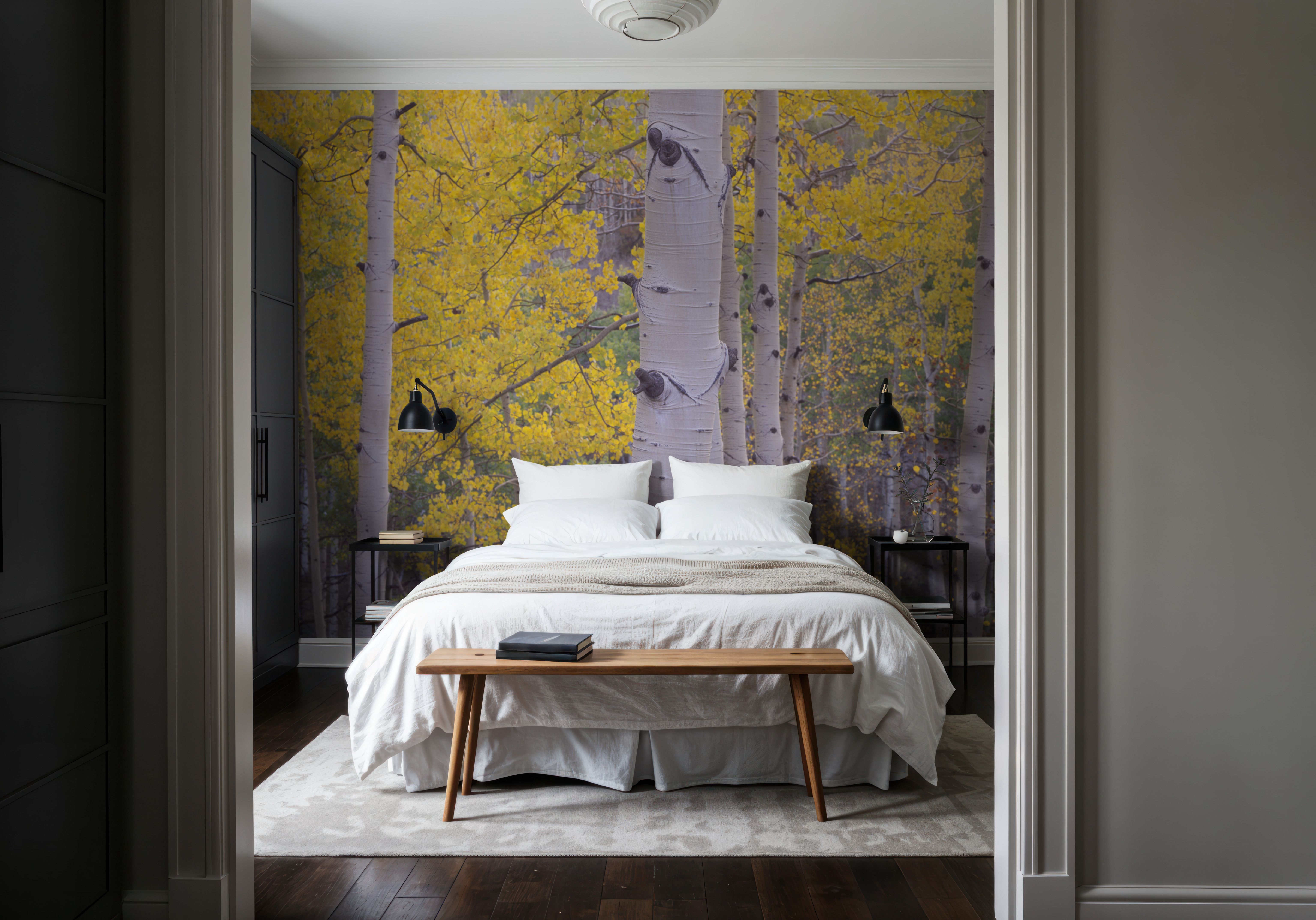 Golden Birch Forest