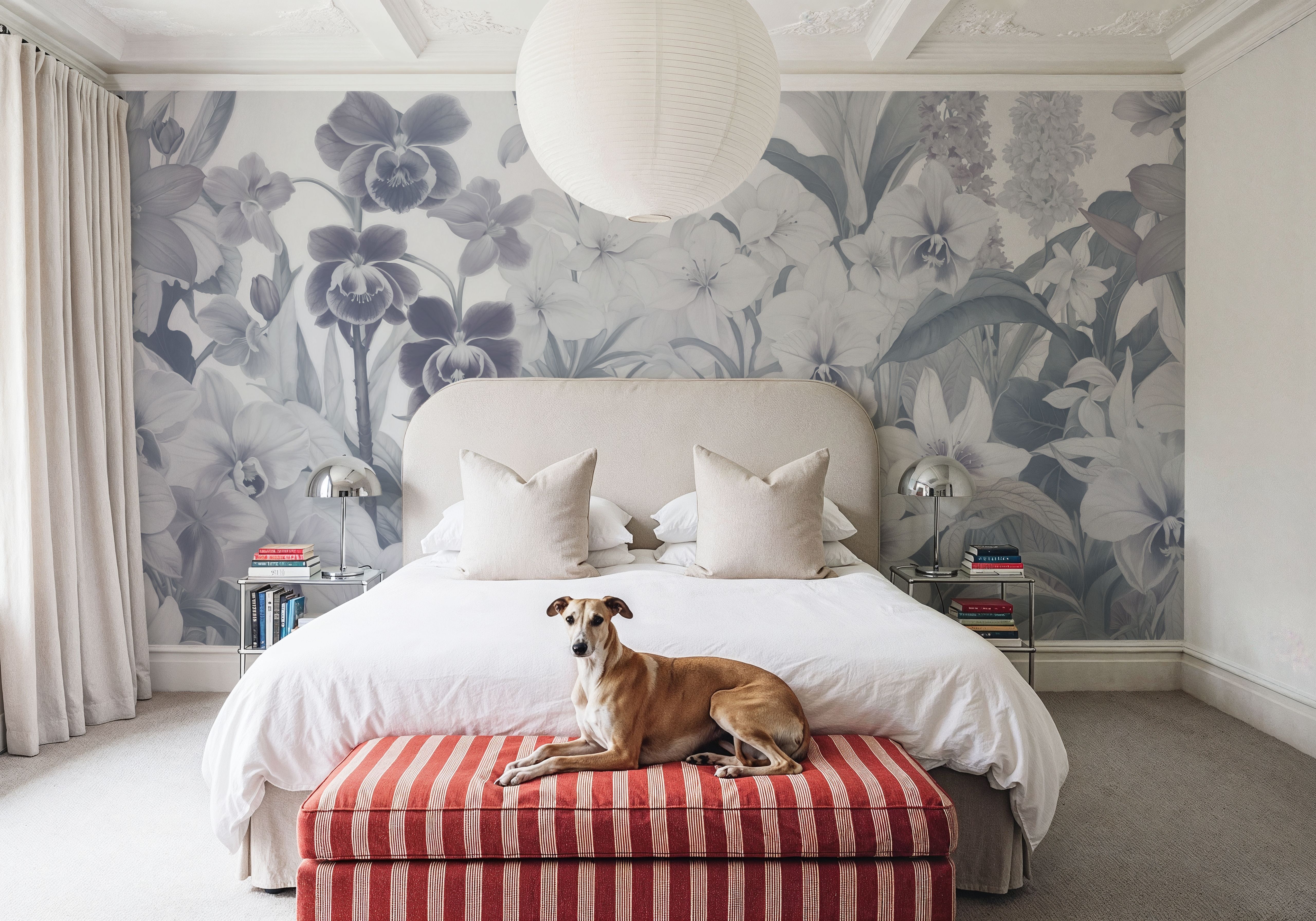 The Tenderness of Orchids, Ice Blue, Wallpaper