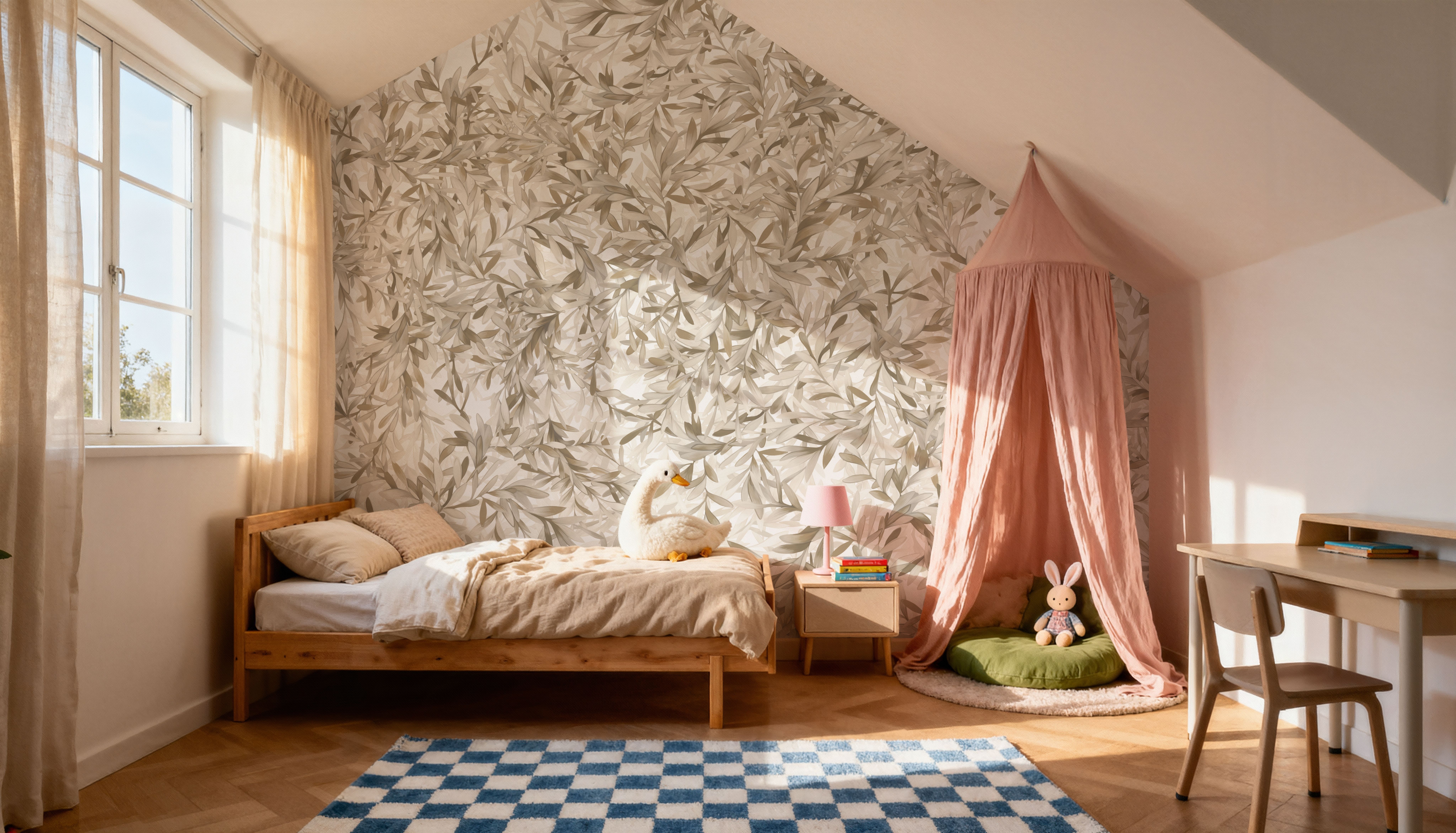 Lush Canopy Ceiling, Beige