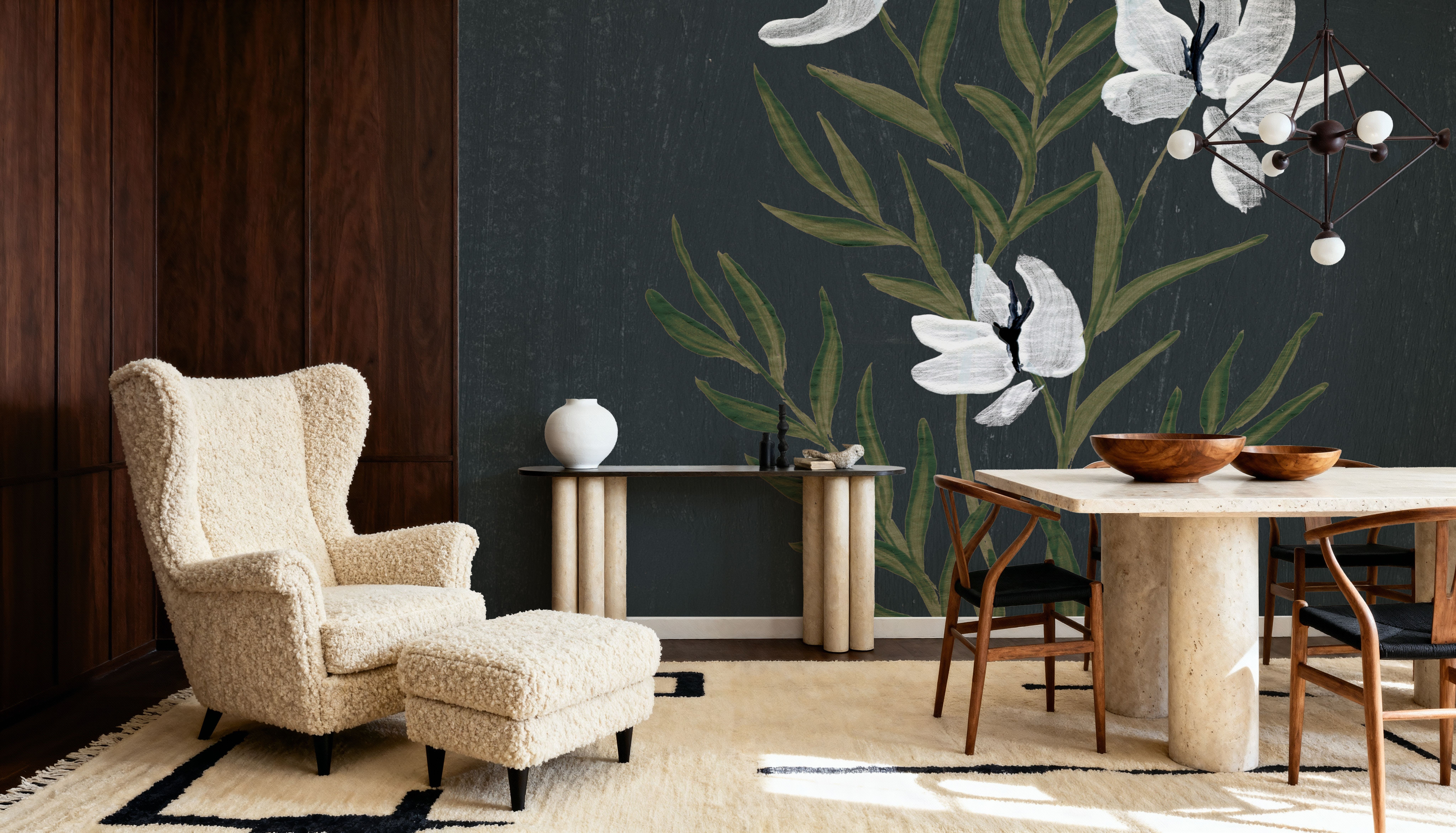 Pretty Little Flower IV Black