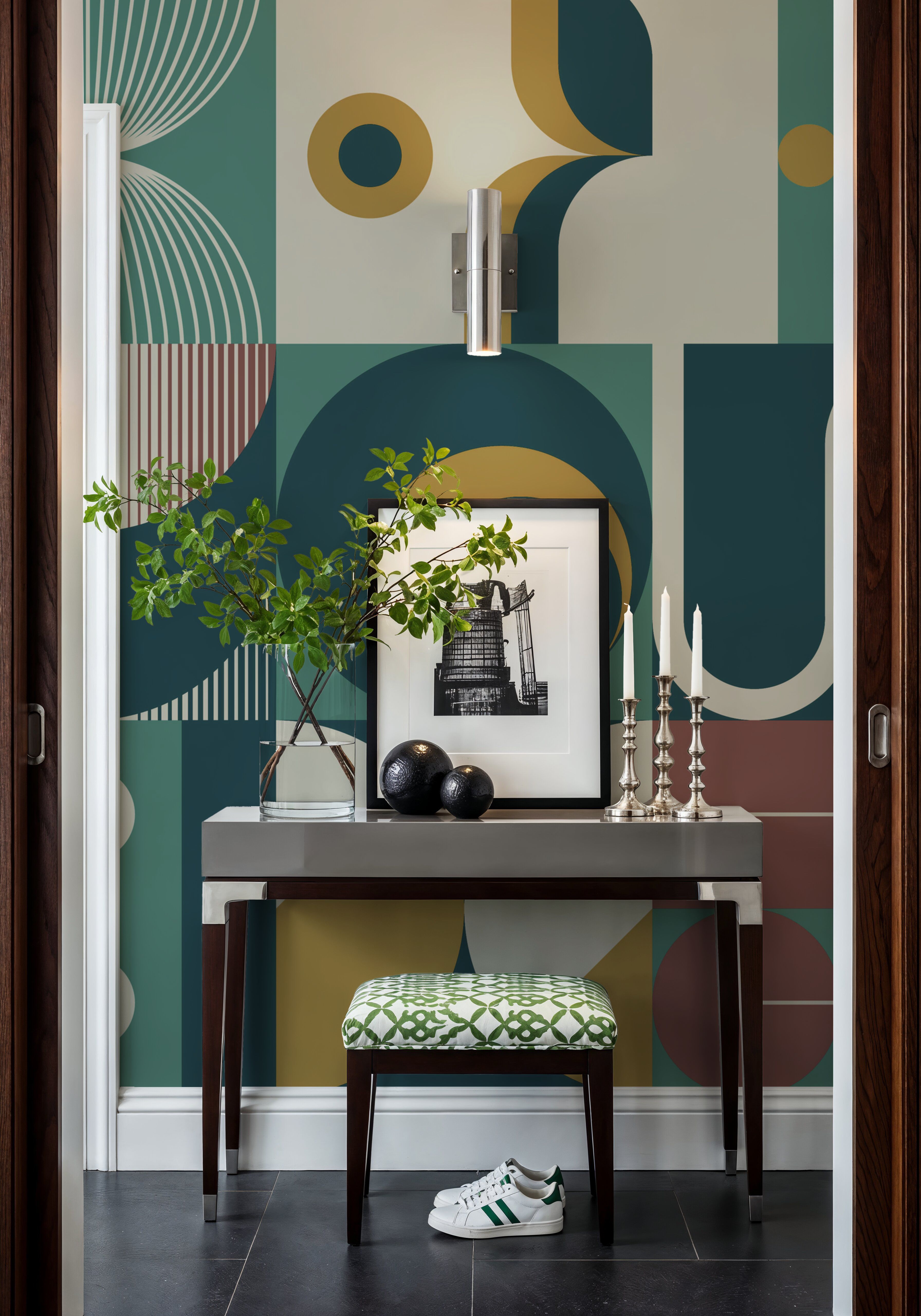 Bauhaus Geometric, Green